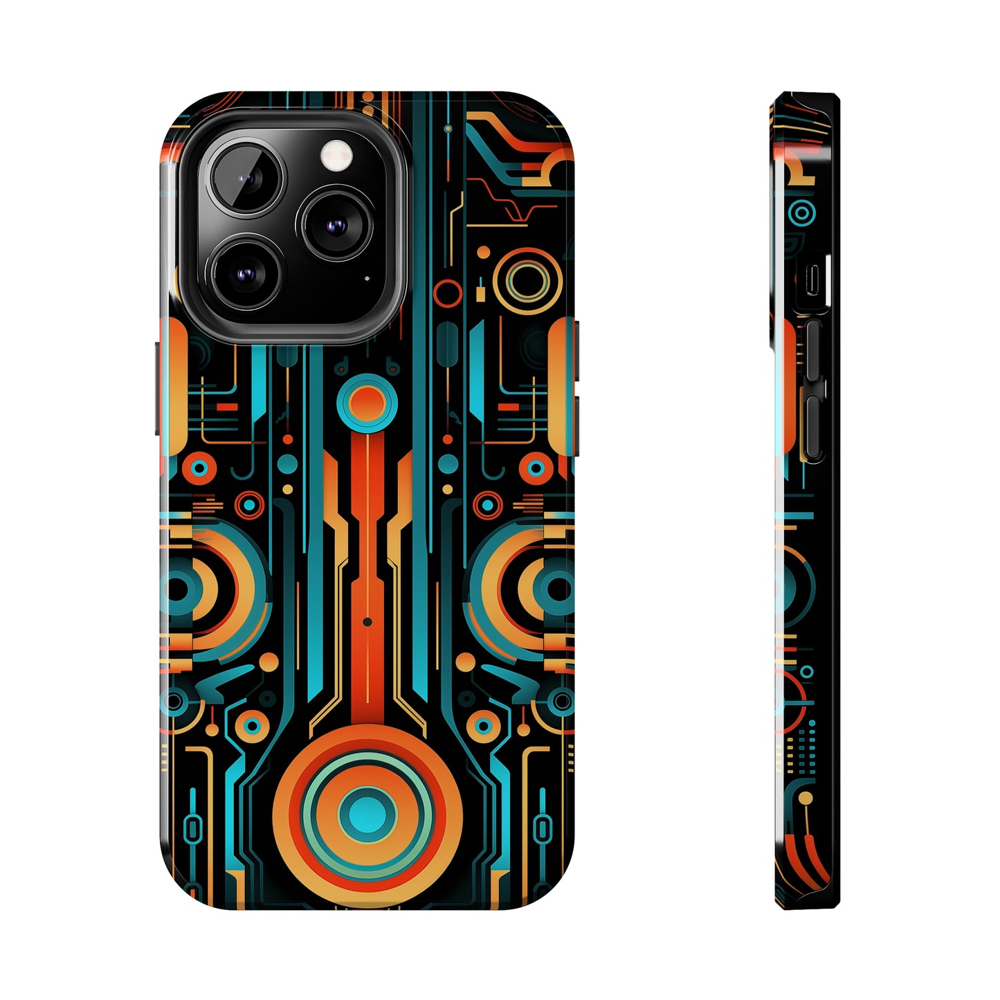 Futuristic #08, iPhone 7, 8, X, 11, 12, 13, 14, 15+ case.