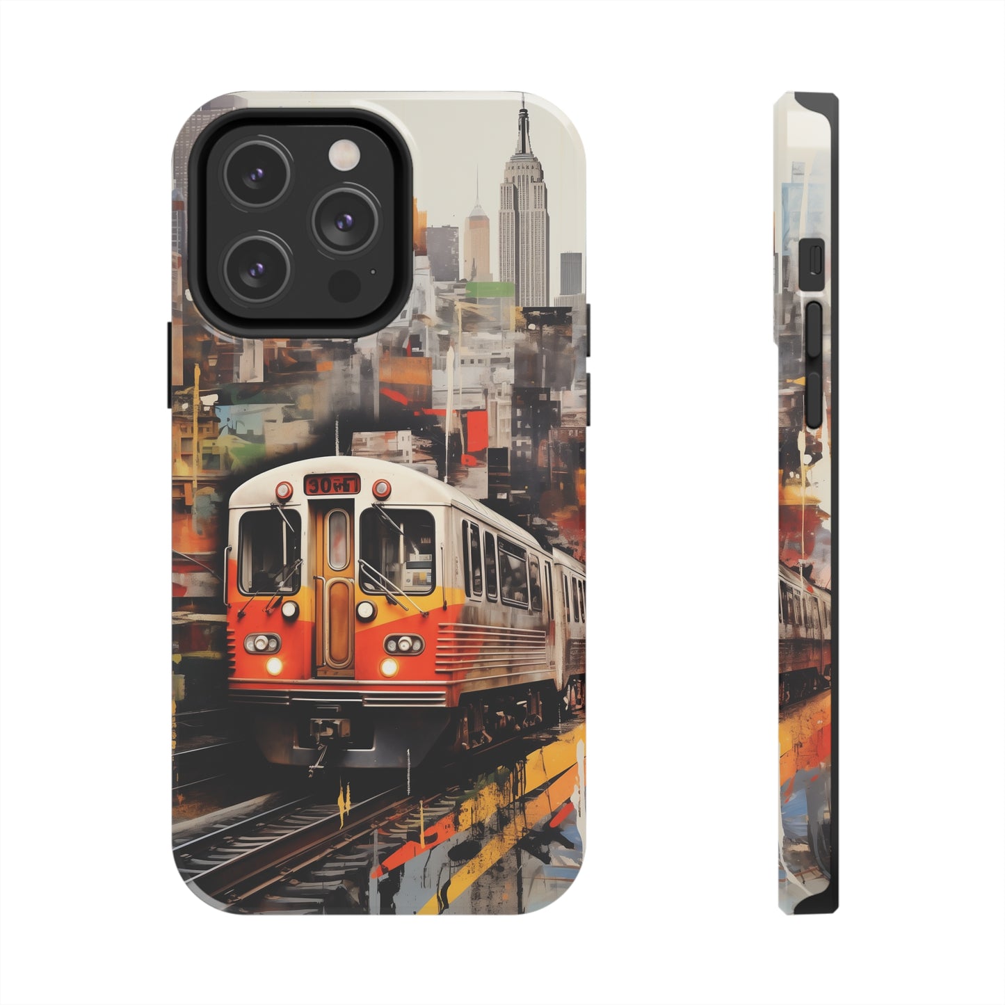 New York City, subway, iPhone 7, 8, X, 11, 12, 13, 14, 15+ case.