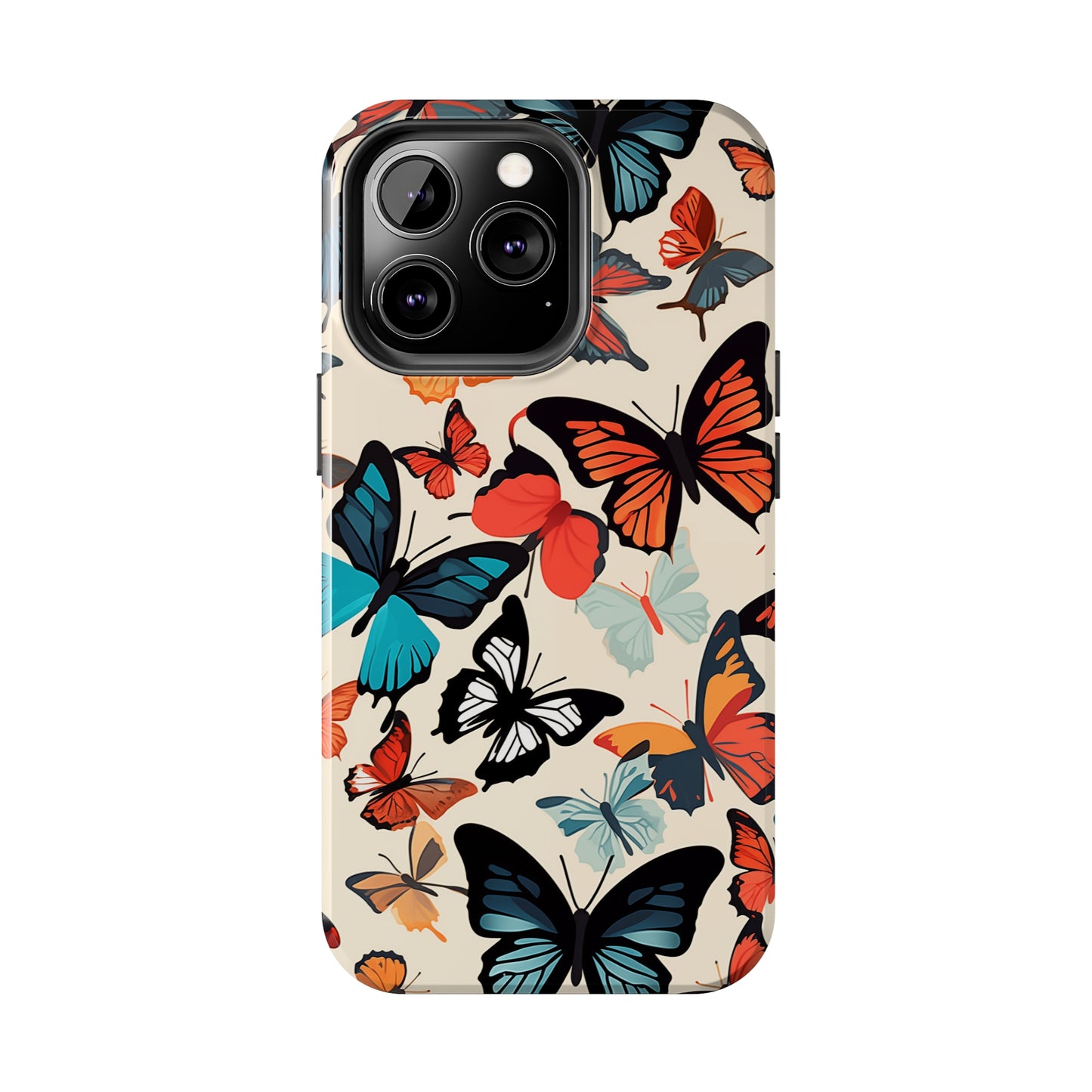 Butterflies #02, iPhone 7, 8, X, 11, 12, 13, 14, 15+ case.