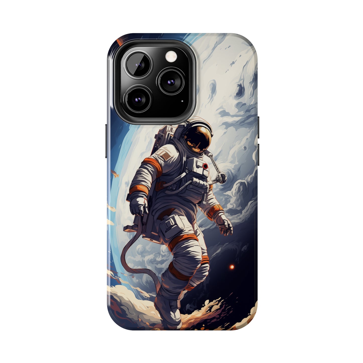 Astronaut #04, iPhone 7, 8, X, 11, 12, 13, 14, 15+ case.