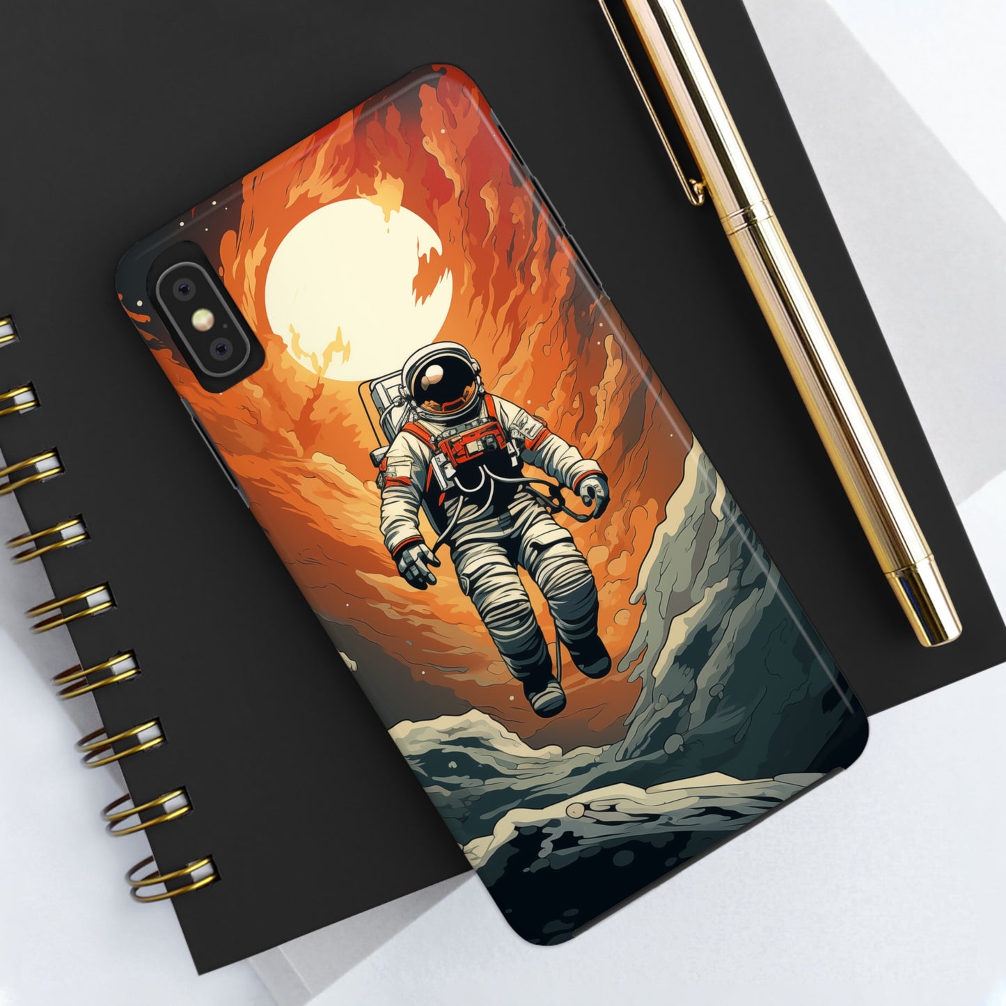 Astronaut #03, iPhone 7, 8, X, 11, 12, 13, 14, 15+ case.