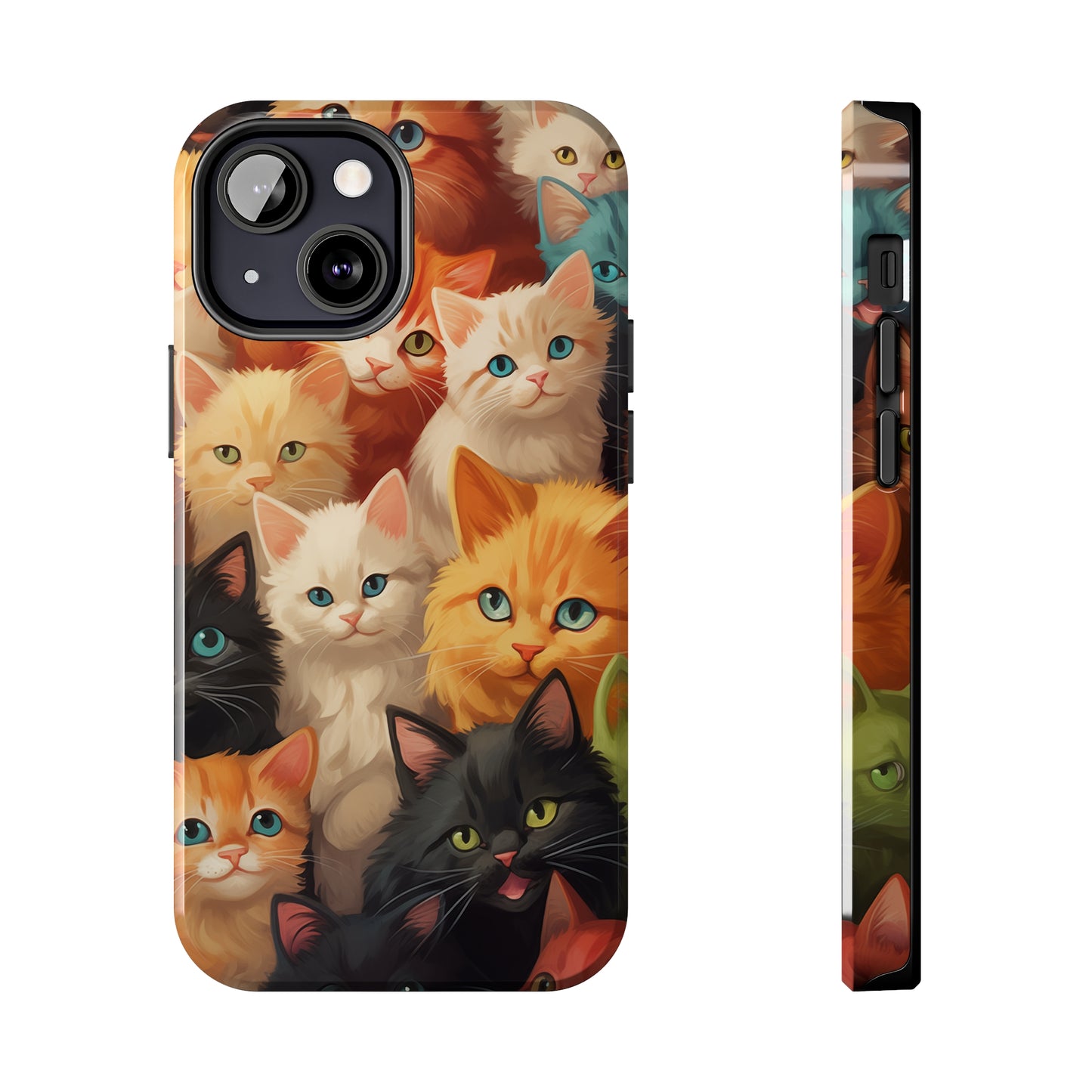 Kittens, iPhone 7, 8, X, 11, 12, 13, 14, 15+ case.