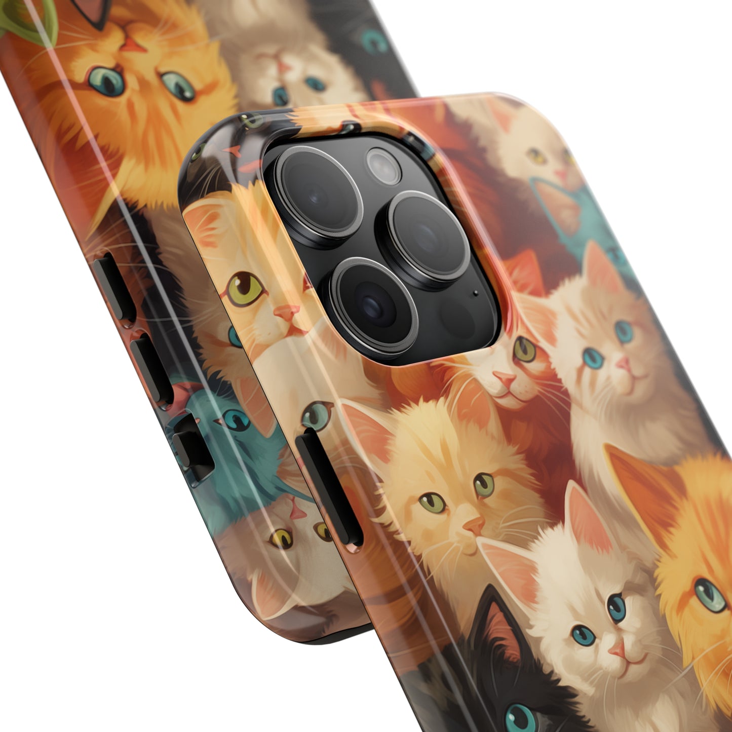 Kittens, iPhone 7, 8, X, 11, 12, 13, 14, 15+ case.