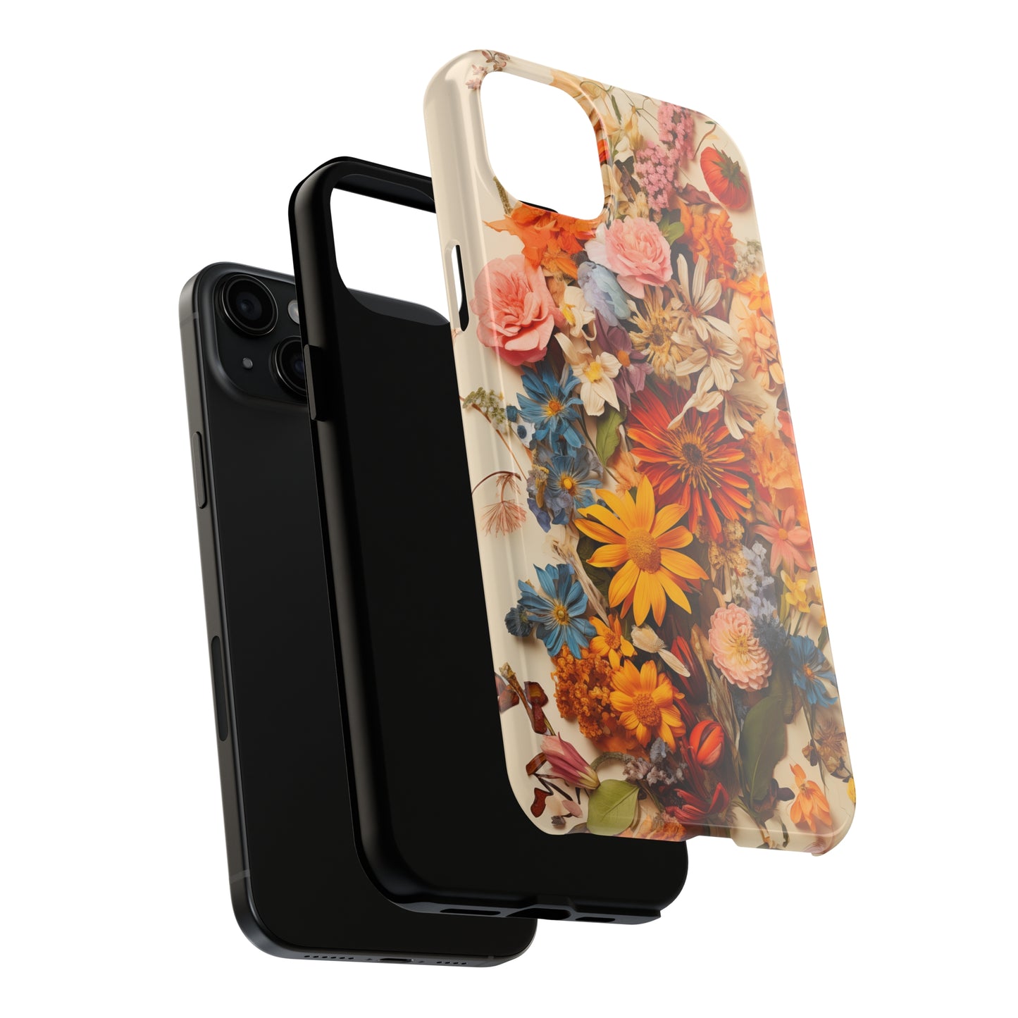 Dried Flowers #03, iPhone 7, 8, X, 11, 12, 13, 14, 15+ case.