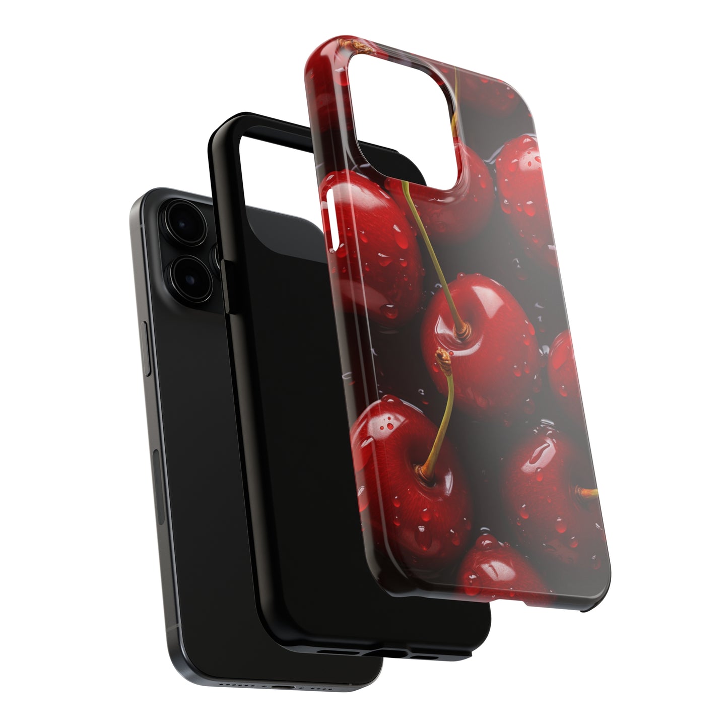 Cherries #07, iPhone 7, 8, X, 11, 12, 13, 14, 15+ case.