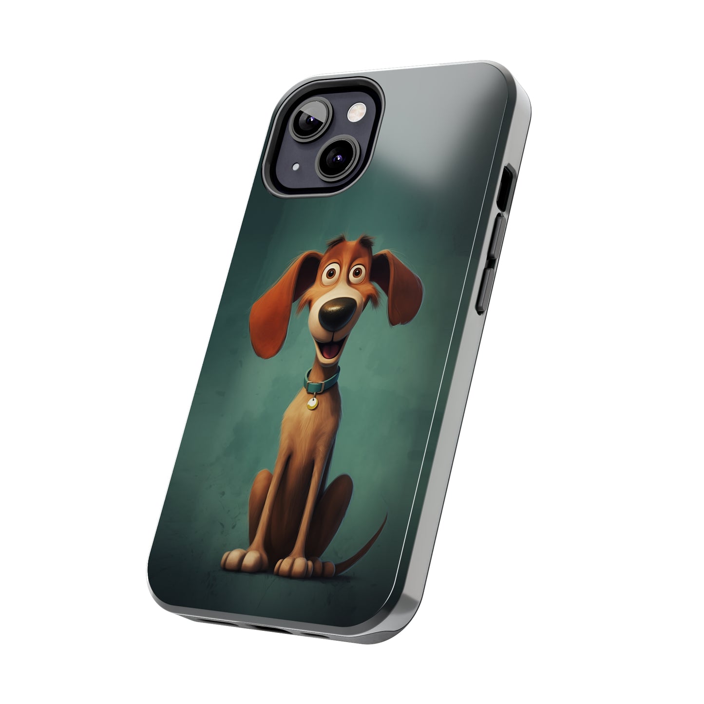 Hux, Cartoon Dog, iPhone 7, 8, X, 11, 12, 13, 14, 15+ case.