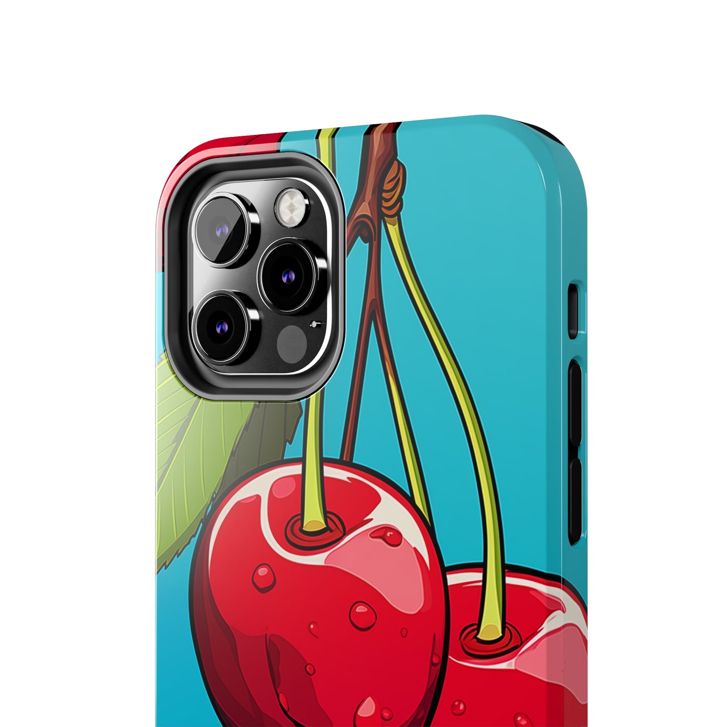 Cherries #09, iPhone 7, 8, X, 11, 12, 13, 14, 15+ case.