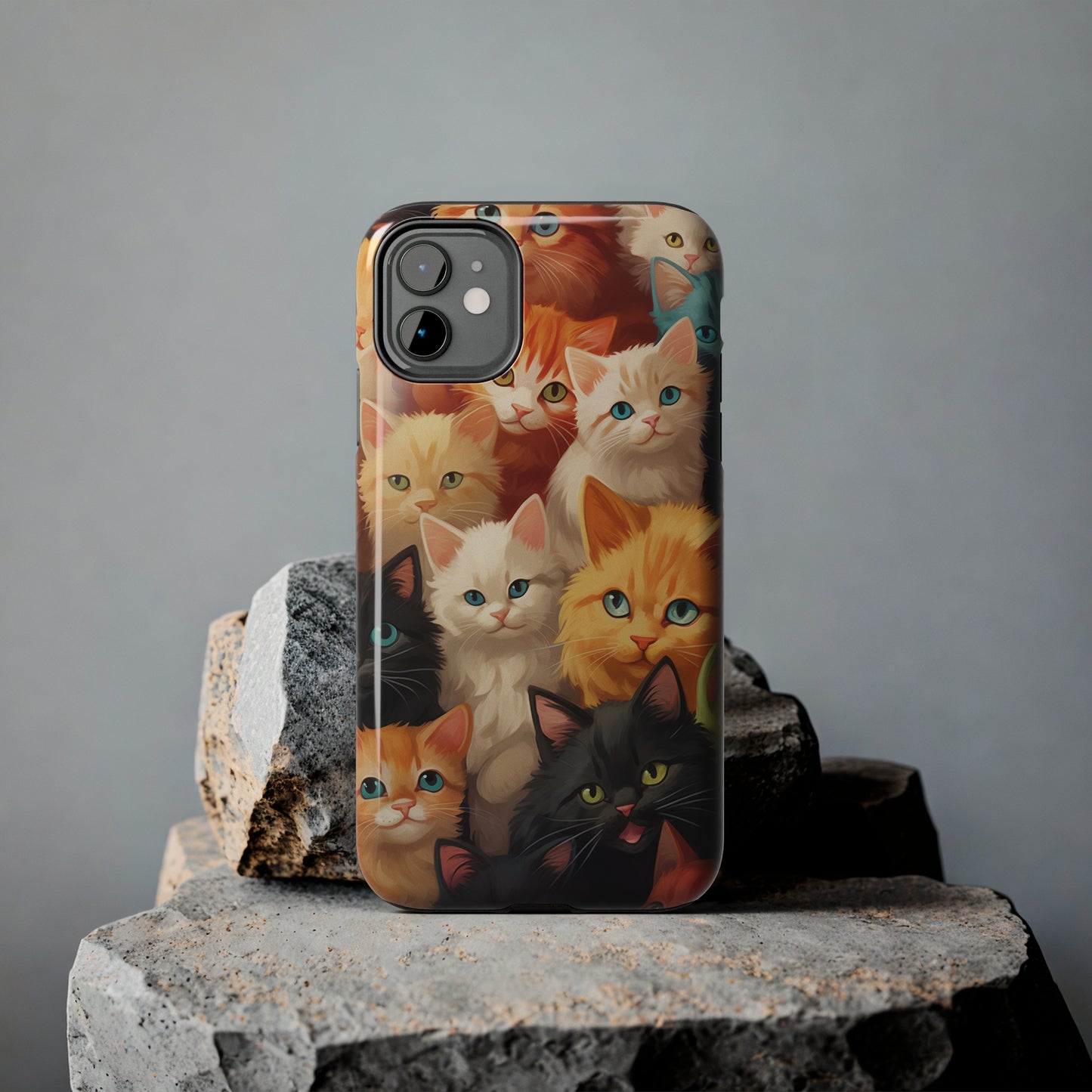 Kittens, iPhone 7, 8, X, 11, 12, 13, 14, 15+ case.