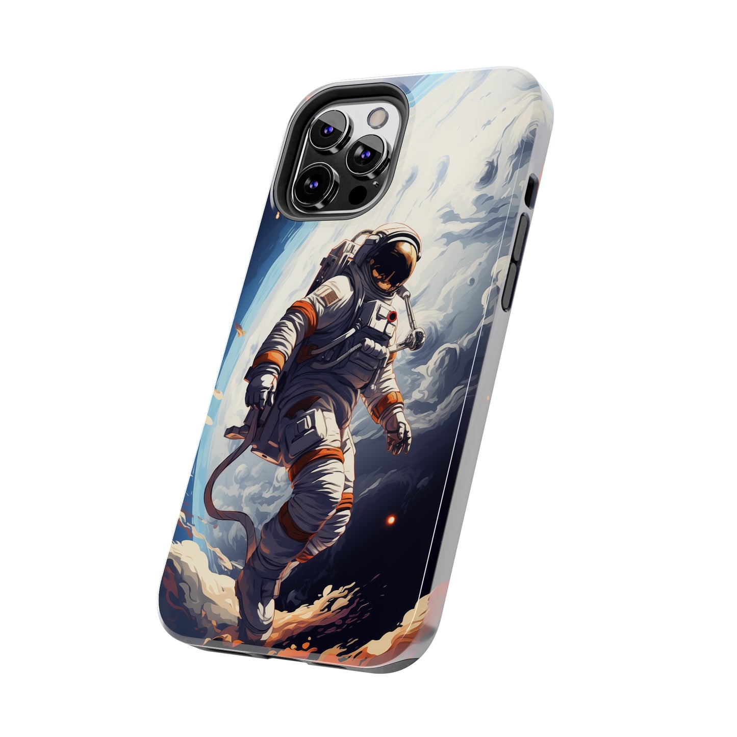 Astronaut #04, iPhone 7, 8, X, 11, 12, 13, 14, 15+ case.