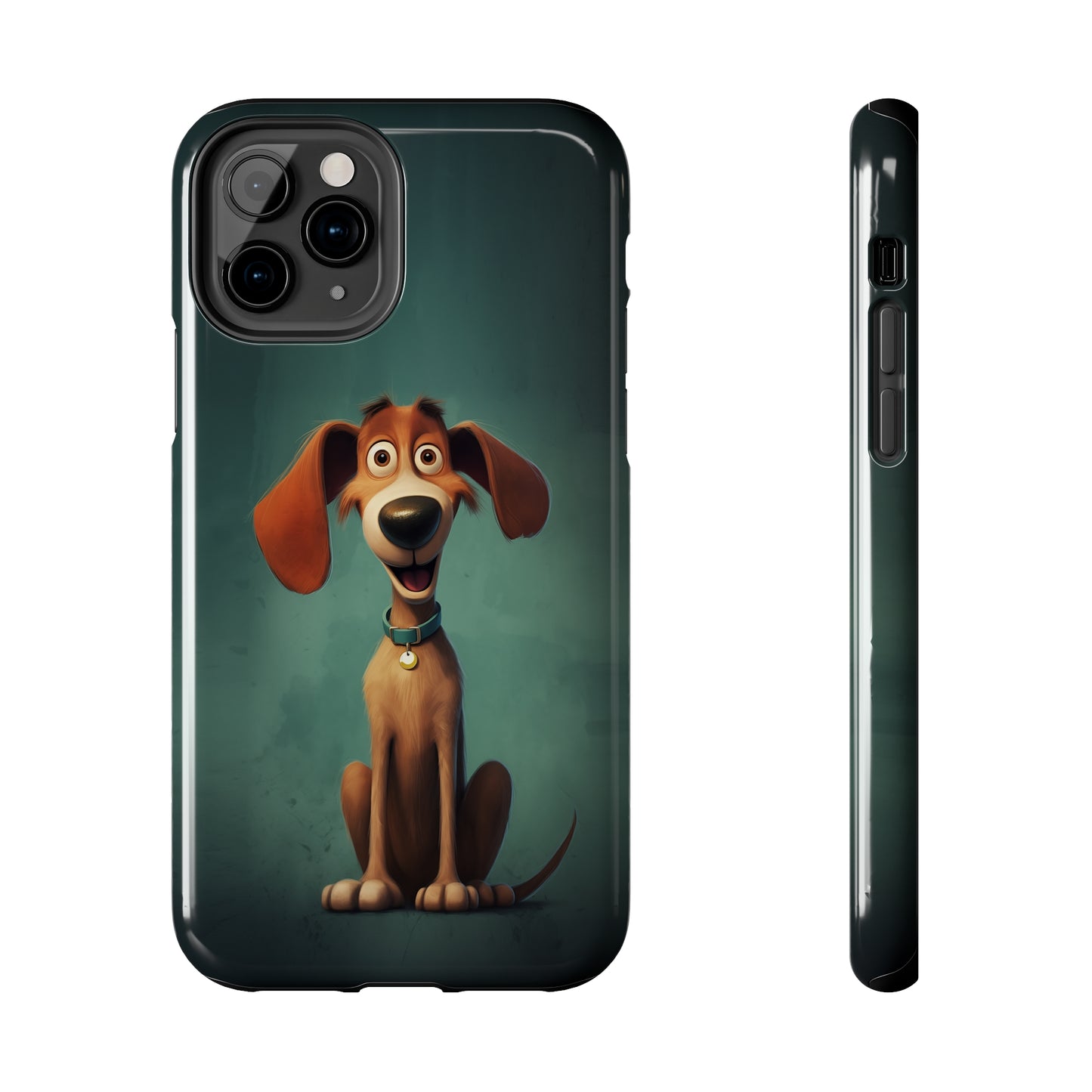 Hux, Cartoon Dog, iPhone 7, 8, X, 11, 12, 13, 14, 15+ case.