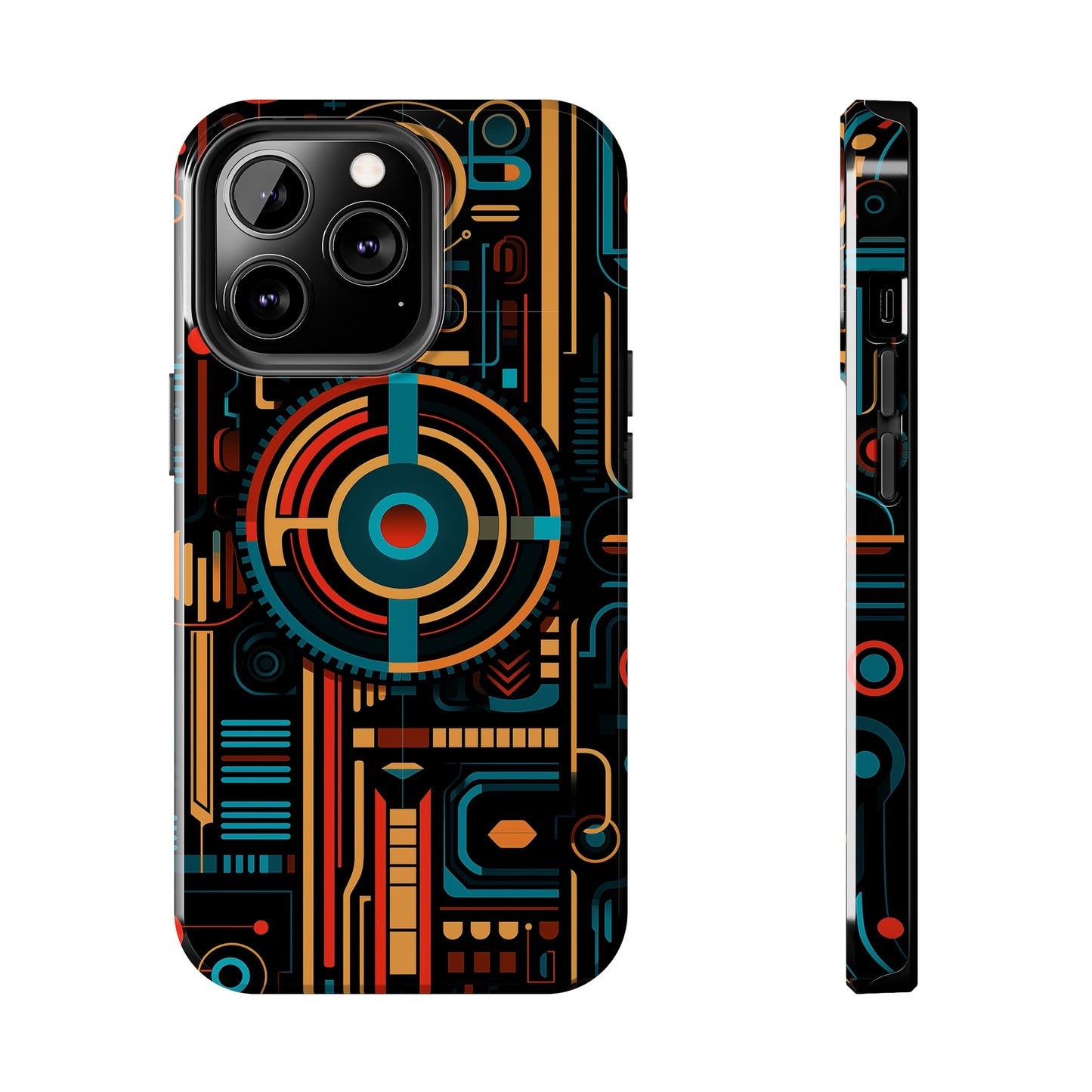 Futuristic #05, iPhone 7, 8, X, 11, 12, 13, 14, 15+ case.