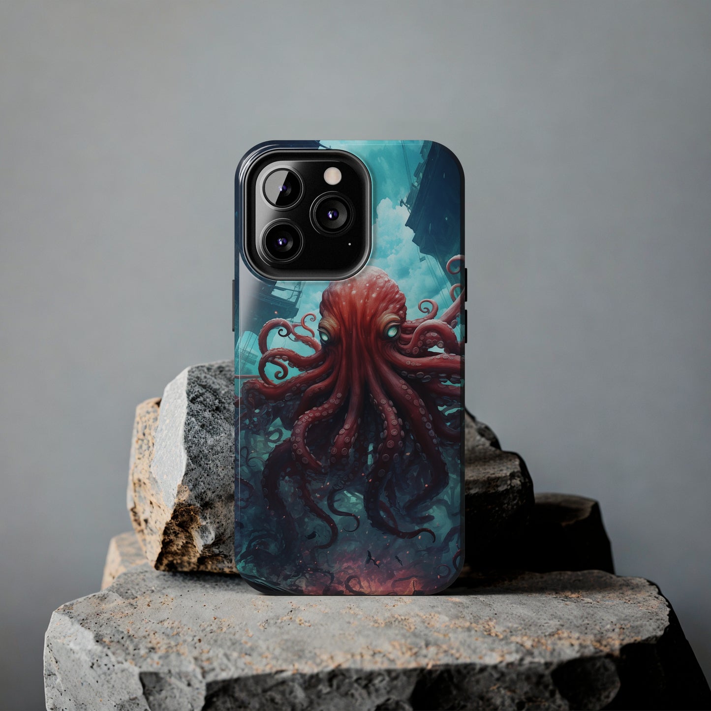 Octopus #01, iPhone 7, 8, X, 11, 12, 13, 14, 15+ case.