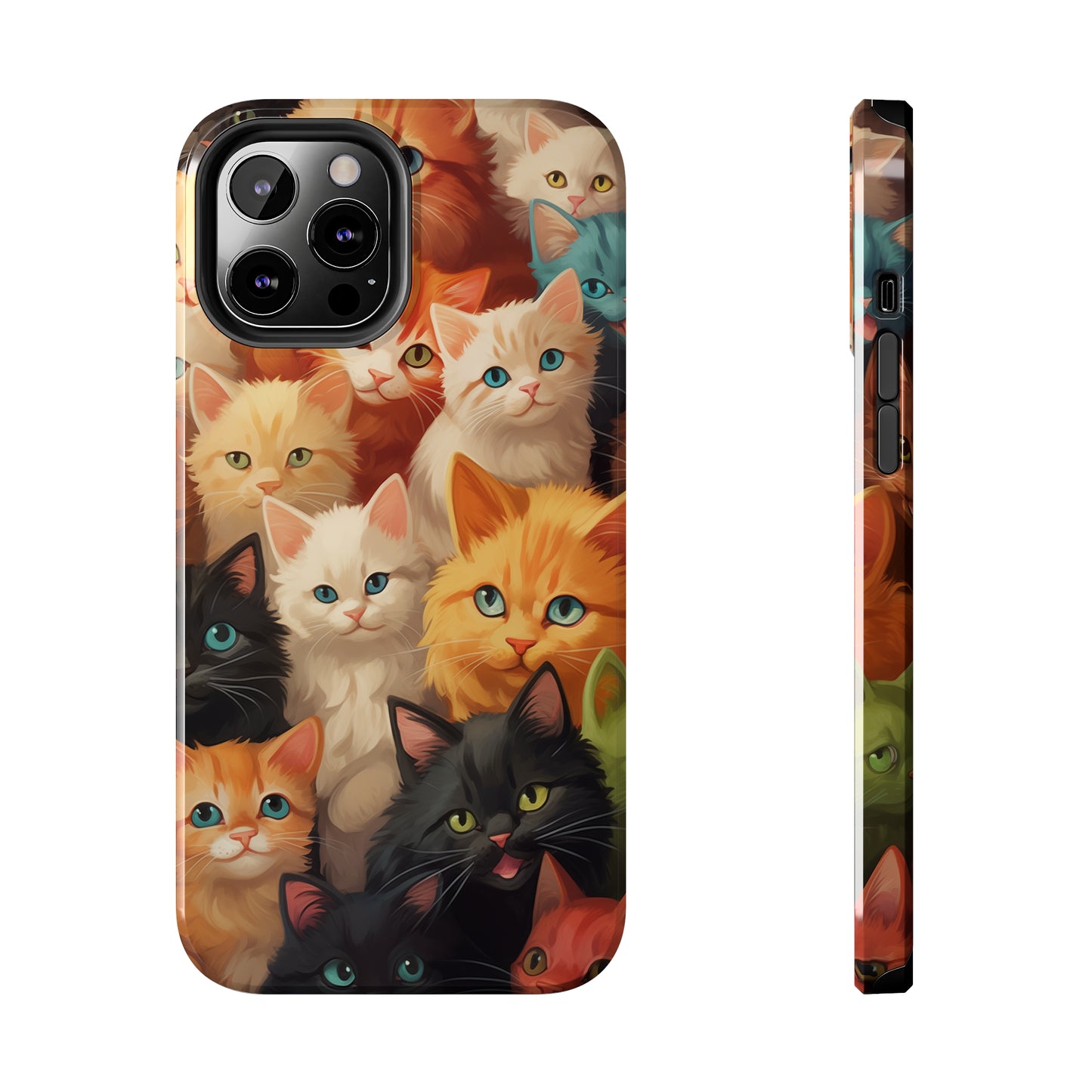 Kittens, iPhone 7, 8, X, 11, 12, 13, 14, 15+ case.