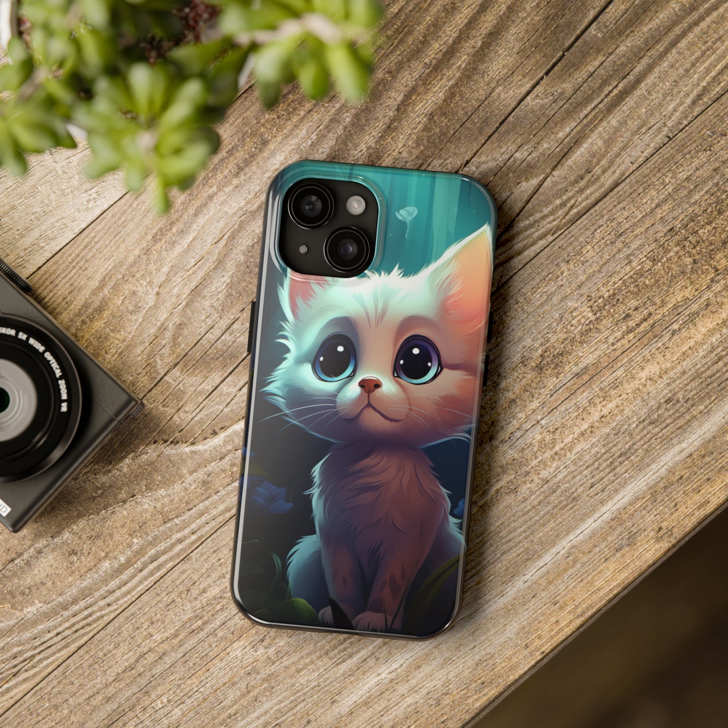 Kitten, iPhone 7, 8, X, 11, 12, 13, 14, 15+ case.