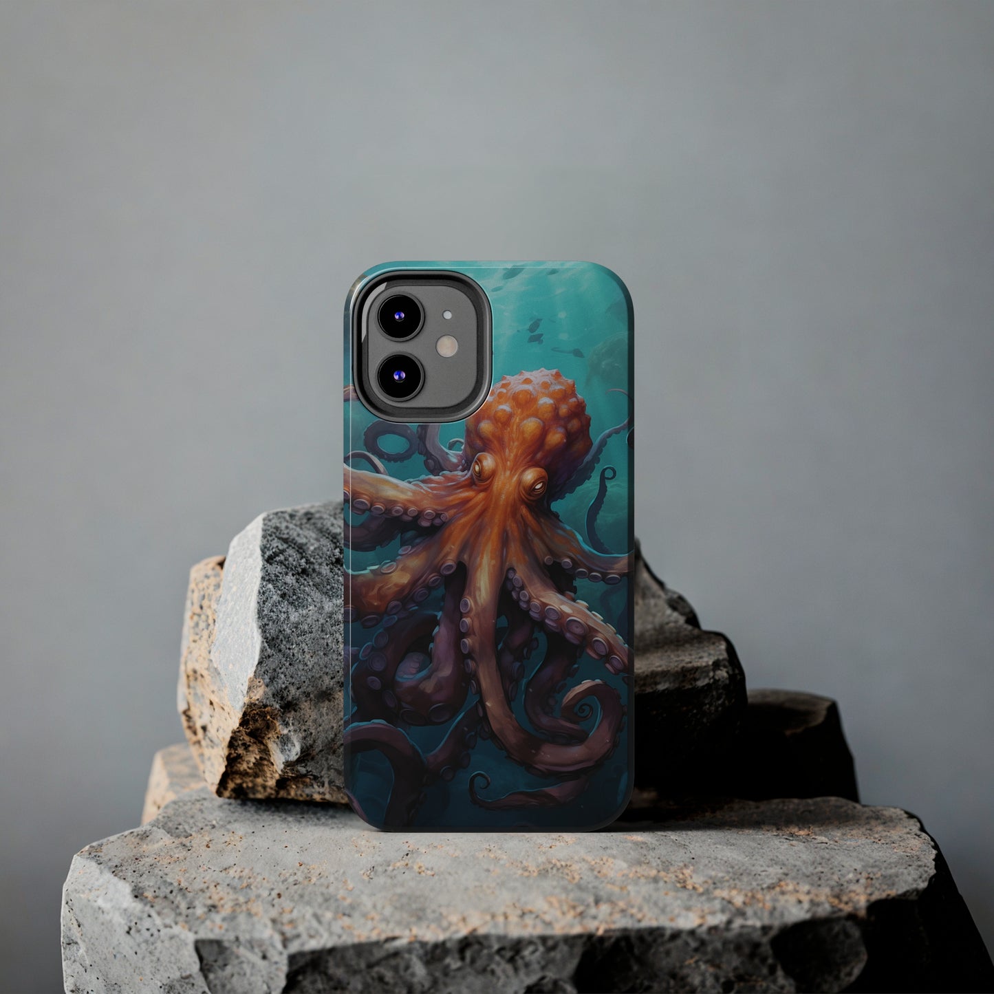 Octopus #02, iPhone 7, 8, X, 11, 12, 13, 14, 15+ case.