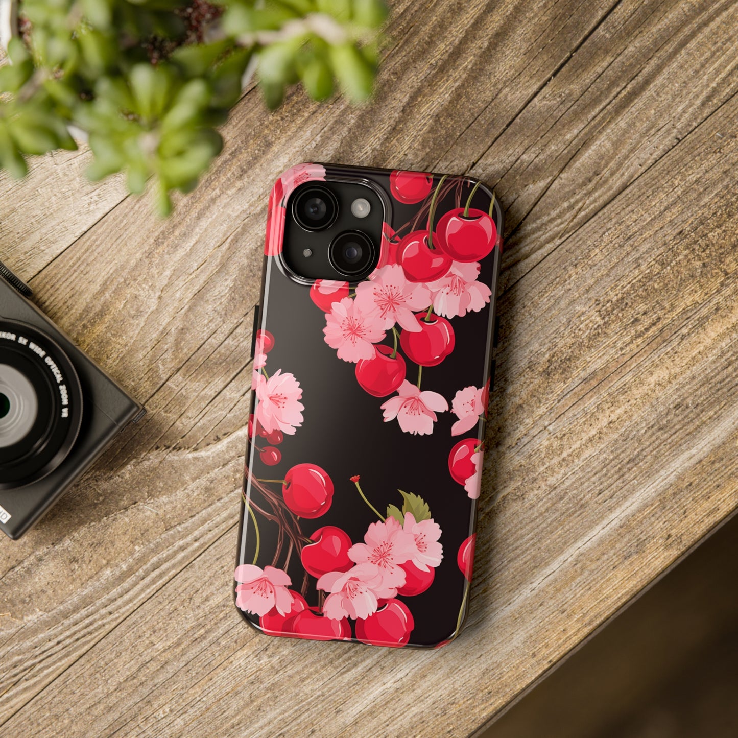 Cherries #05, iPhone 7, 8, X, 11, 12, 13, 14, 15+ case.