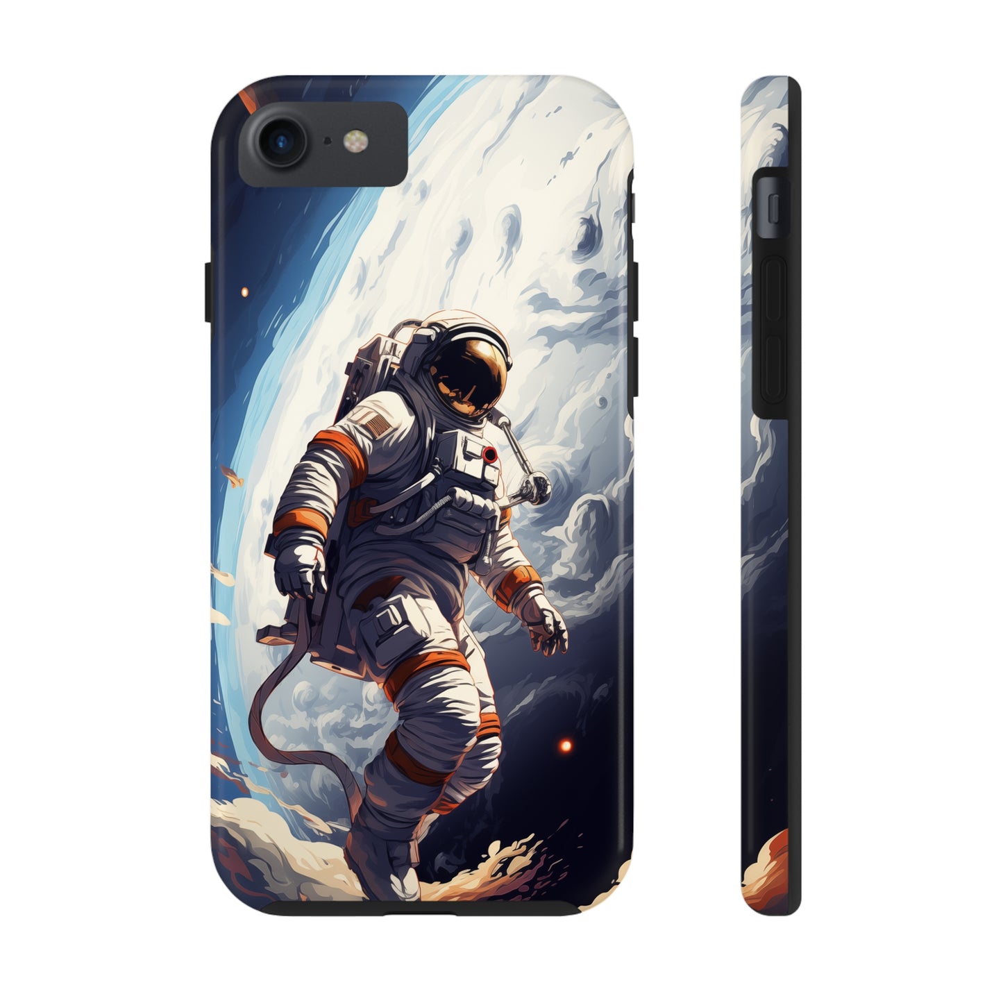 Astronaut #04, iPhone 7, 8, X, 11, 12, 13, 14, 15+ case.