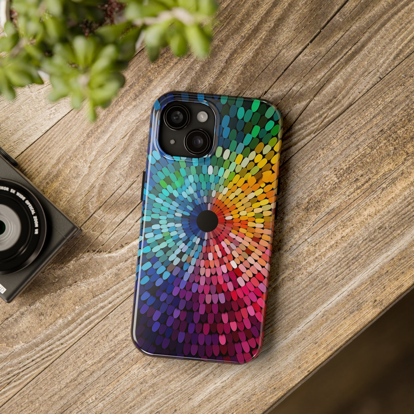 Rainbow Effect #02, iPhone 7, 8, X, 11, 12, 13, 14, 15+ case.