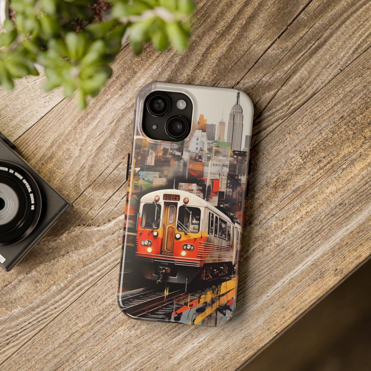 New York City, subway, iPhone 7, 8, X, 11, 12, 13, 14, 15+ case.