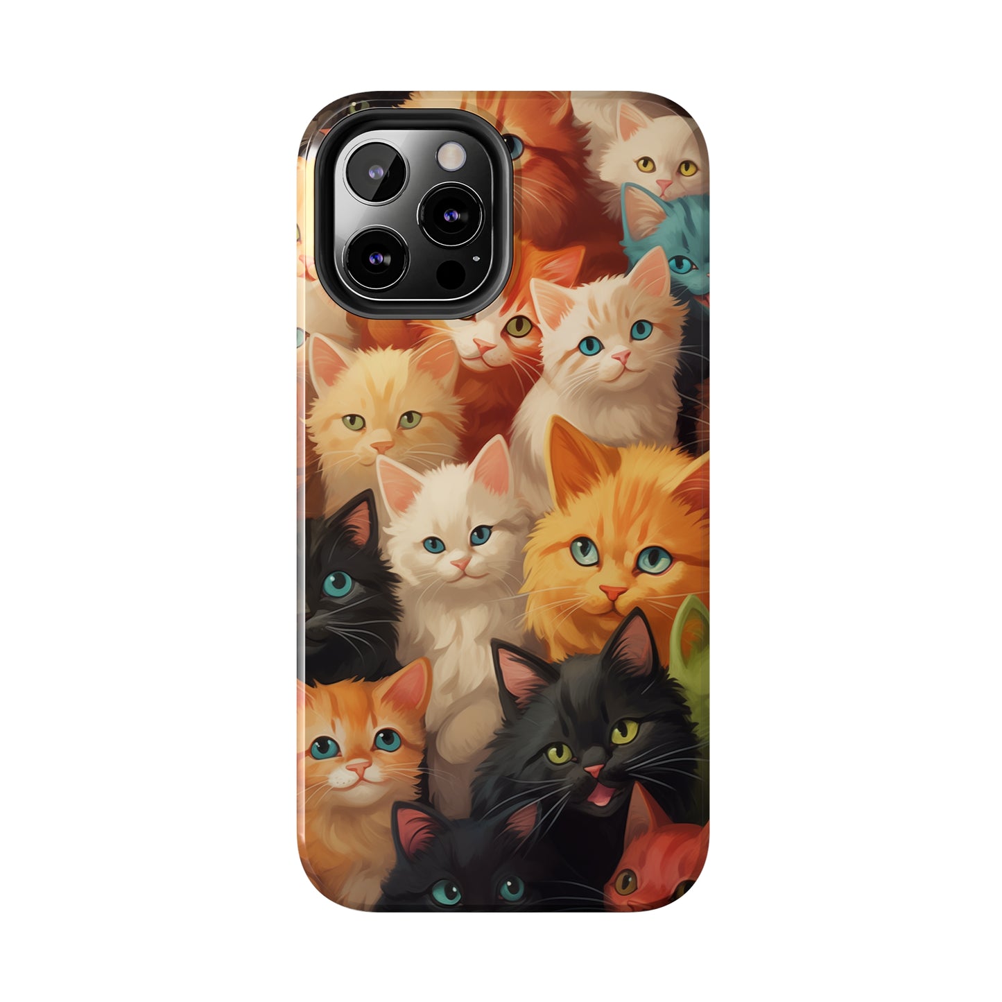 Kittens, iPhone 7, 8, X, 11, 12, 13, 14, 15+ case.