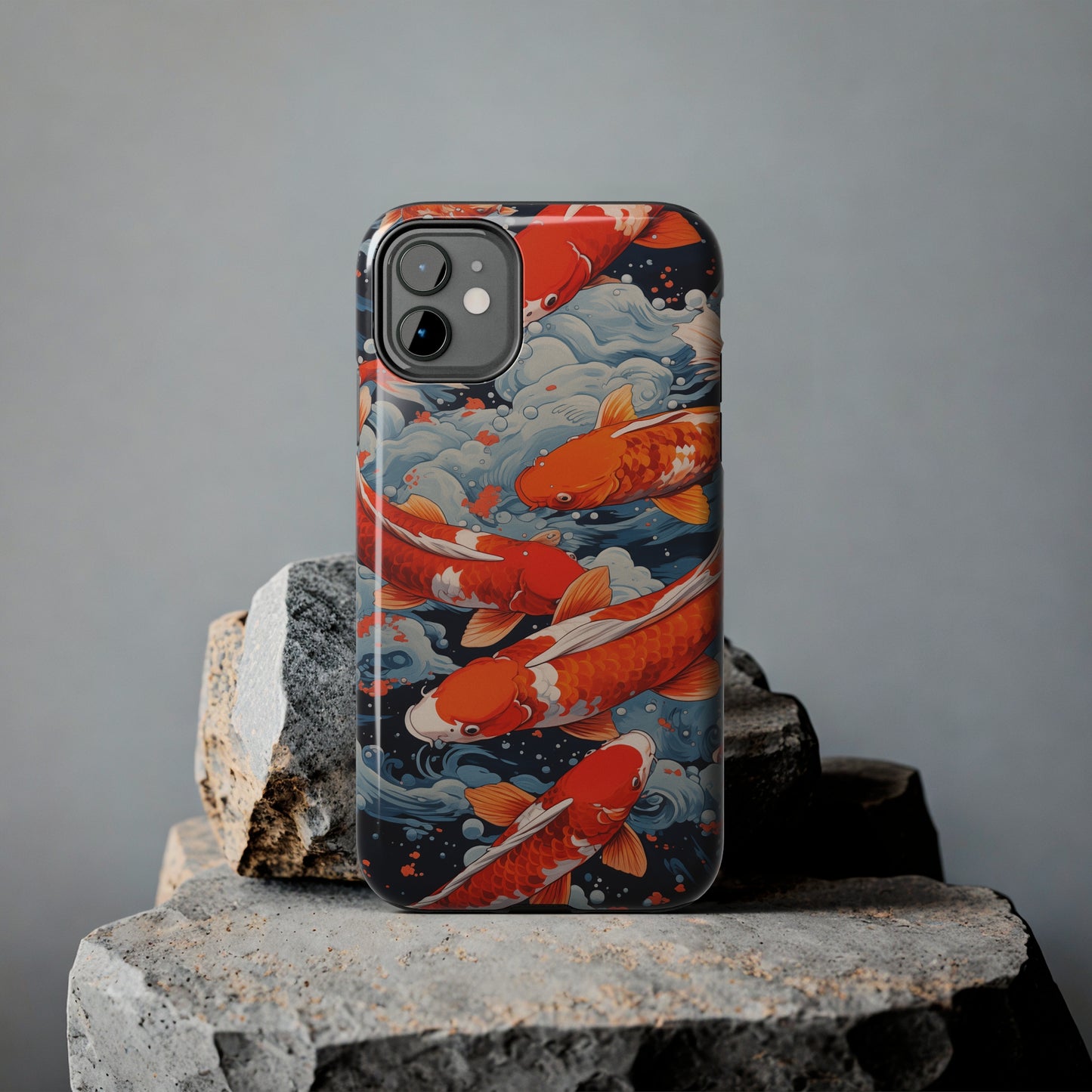 Koi fish #02, iPhone 7, 8, X, 11, 12, 13, 14, 15+ case.