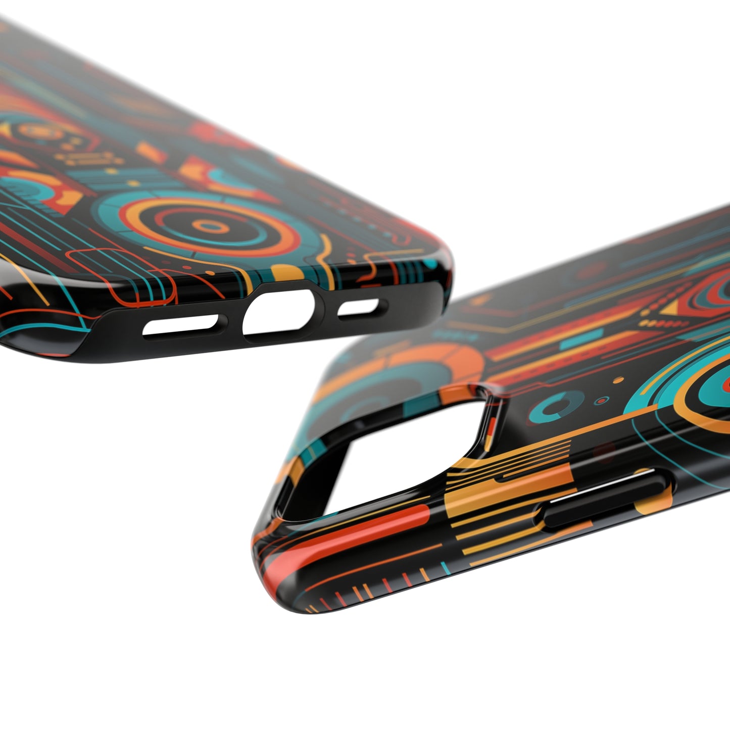 Futuristic #07, iPhone 7, 8, X, 11, 12, 13, 14, 15+ case.