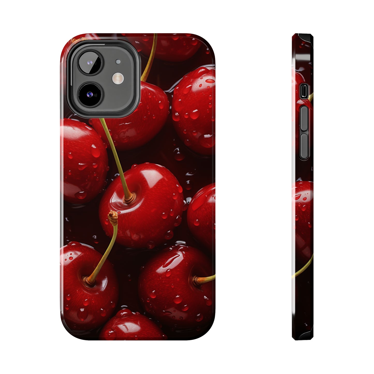 Cherries #07, iPhone 7, 8, X, 11, 12, 13, 14, 15+ case.