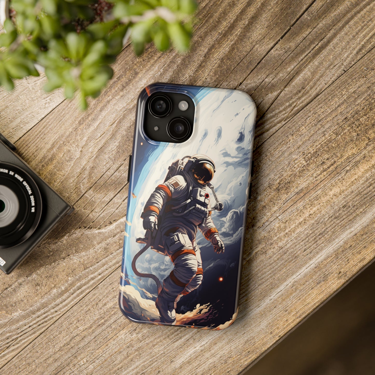 Astronaut #04, iPhone 7, 8, X, 11, 12, 13, 14, 15+ case.