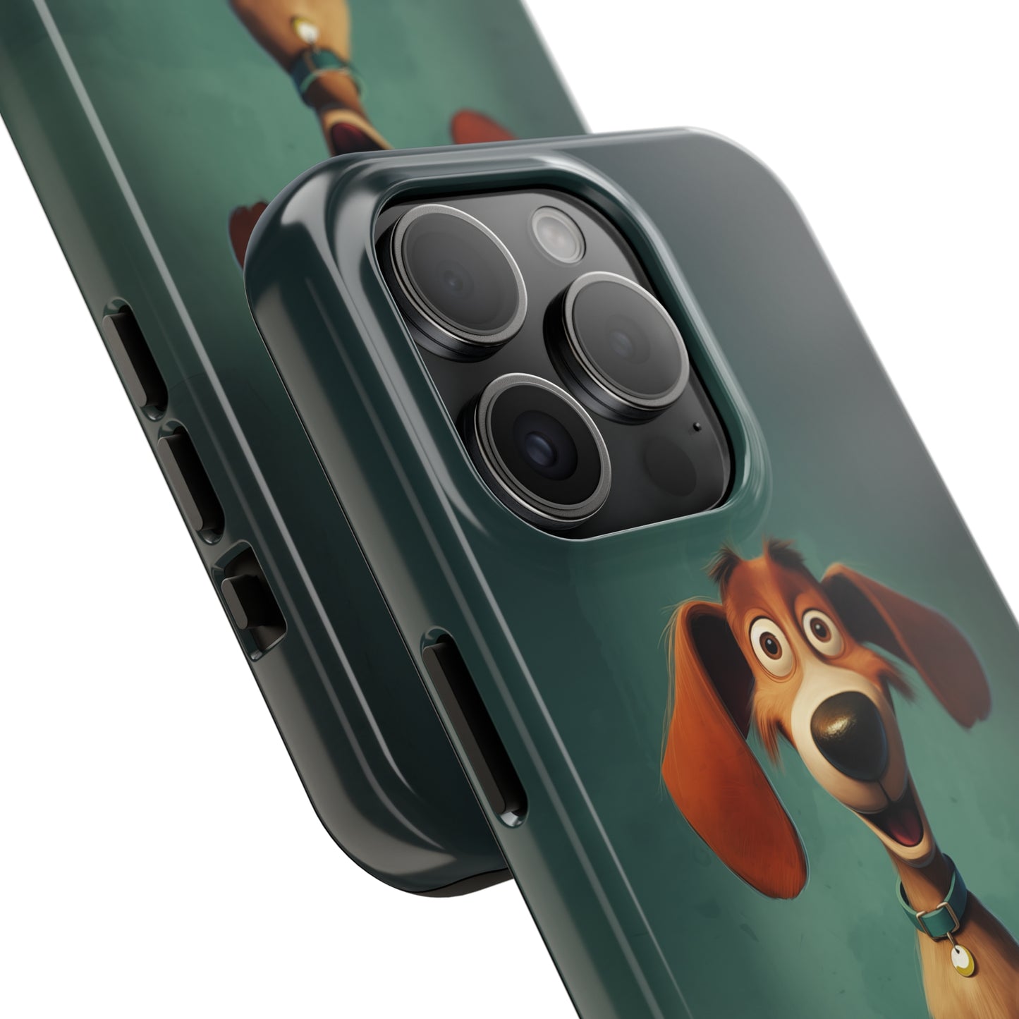 Hux, Cartoon Dog, iPhone 7, 8, X, 11, 12, 13, 14, 15+ case.