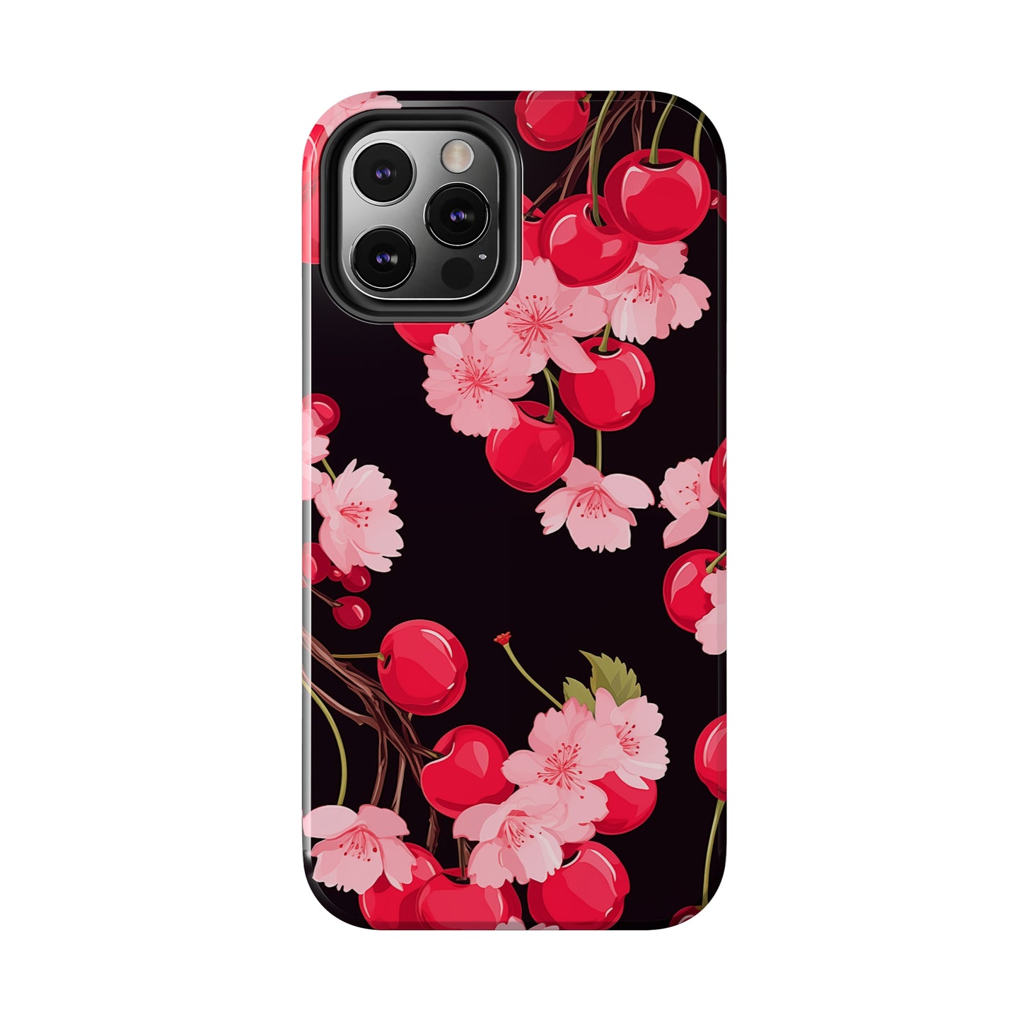 Cherries #05, iPhone 7, 8, X, 11, 12, 13, 14, 15+ case.