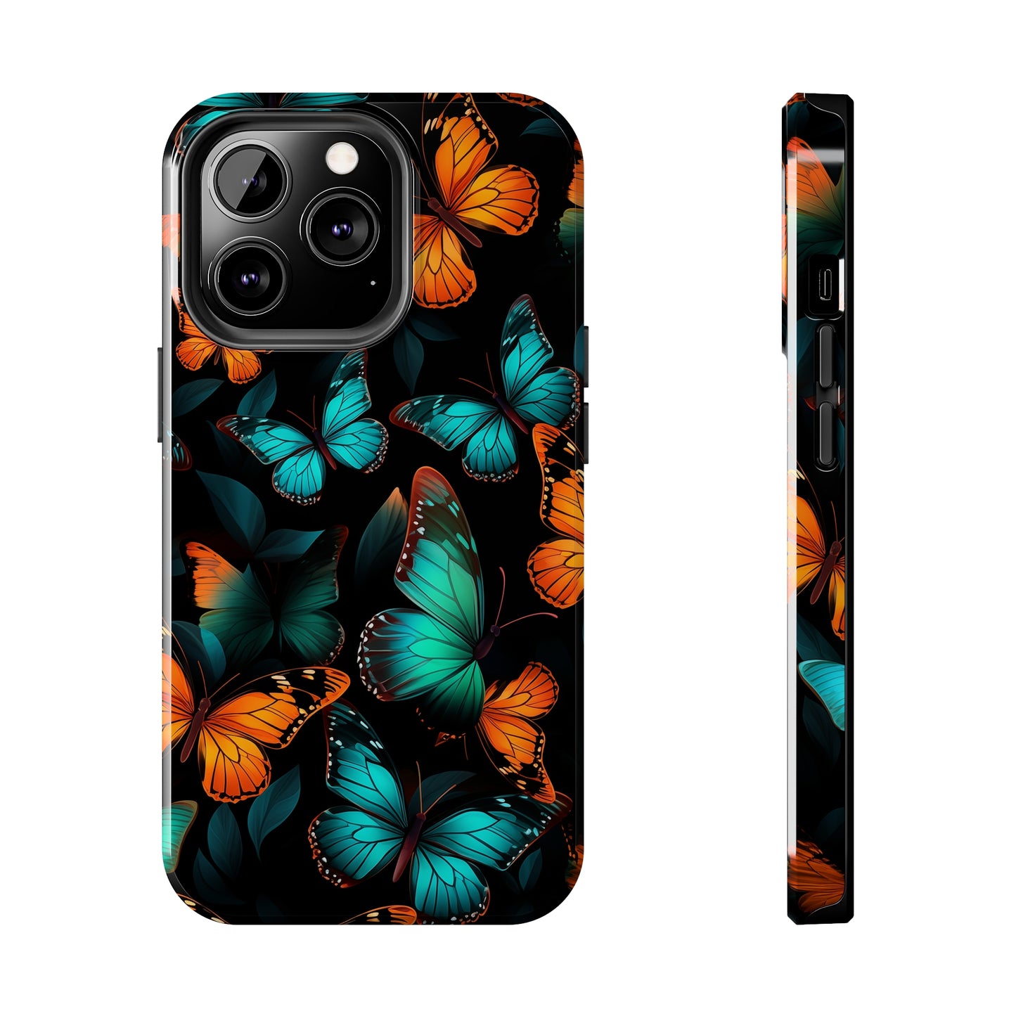 Butterflies #03, iPhone 7, 8, X, 11, 12, 13, 14, 15+ case.