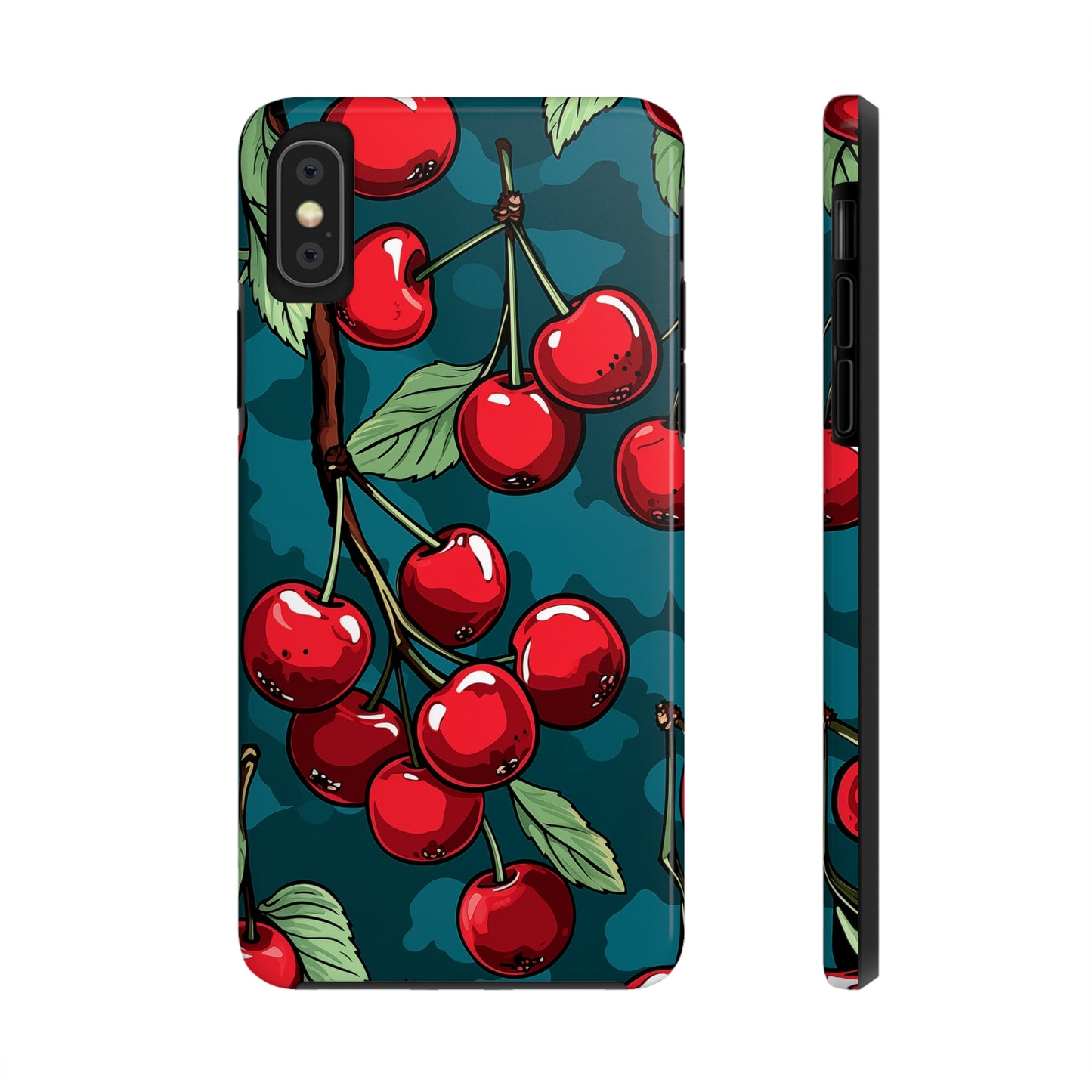 Cherries #10, iPhone 7, 8, X, 11, 12, 13, 14, 15+ case.