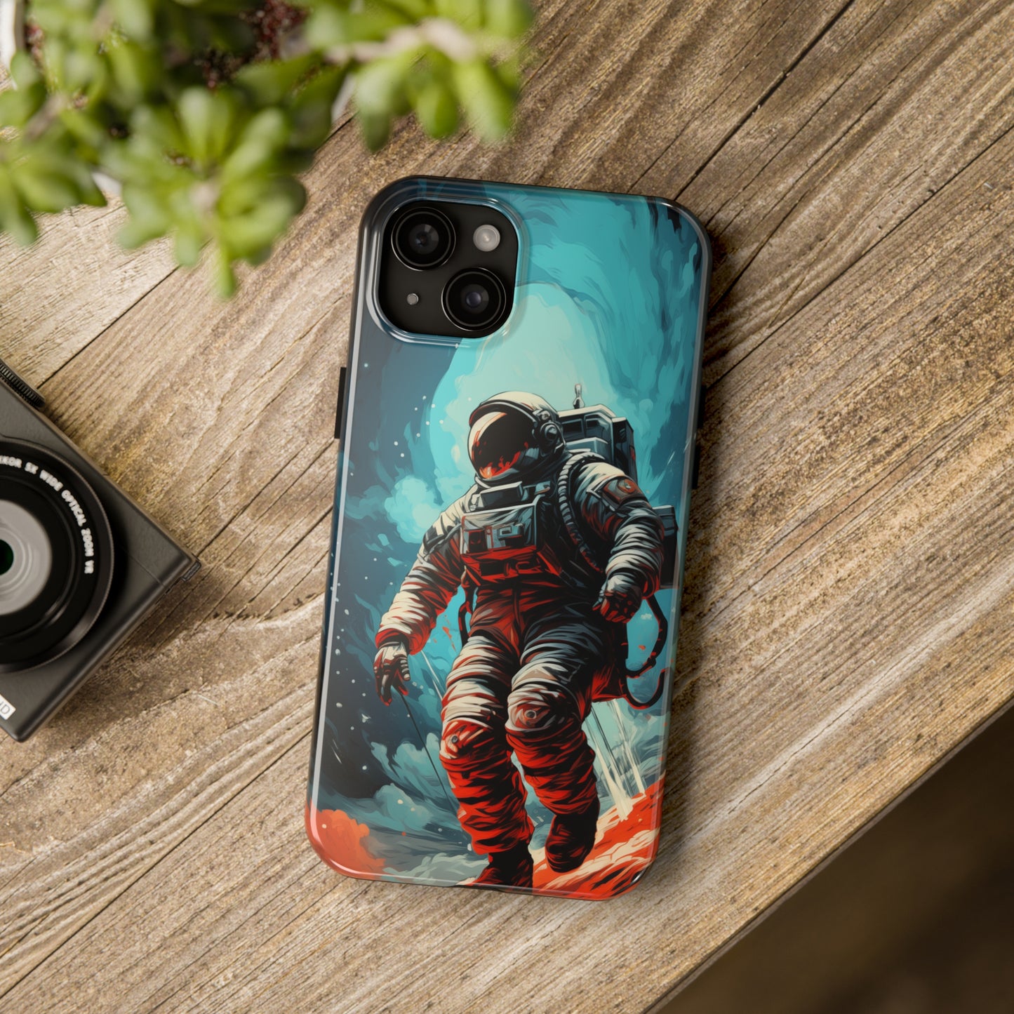 Astronaut #01, iPhone 7, 8, X, 11, 12, 13, 14, 15+ case.