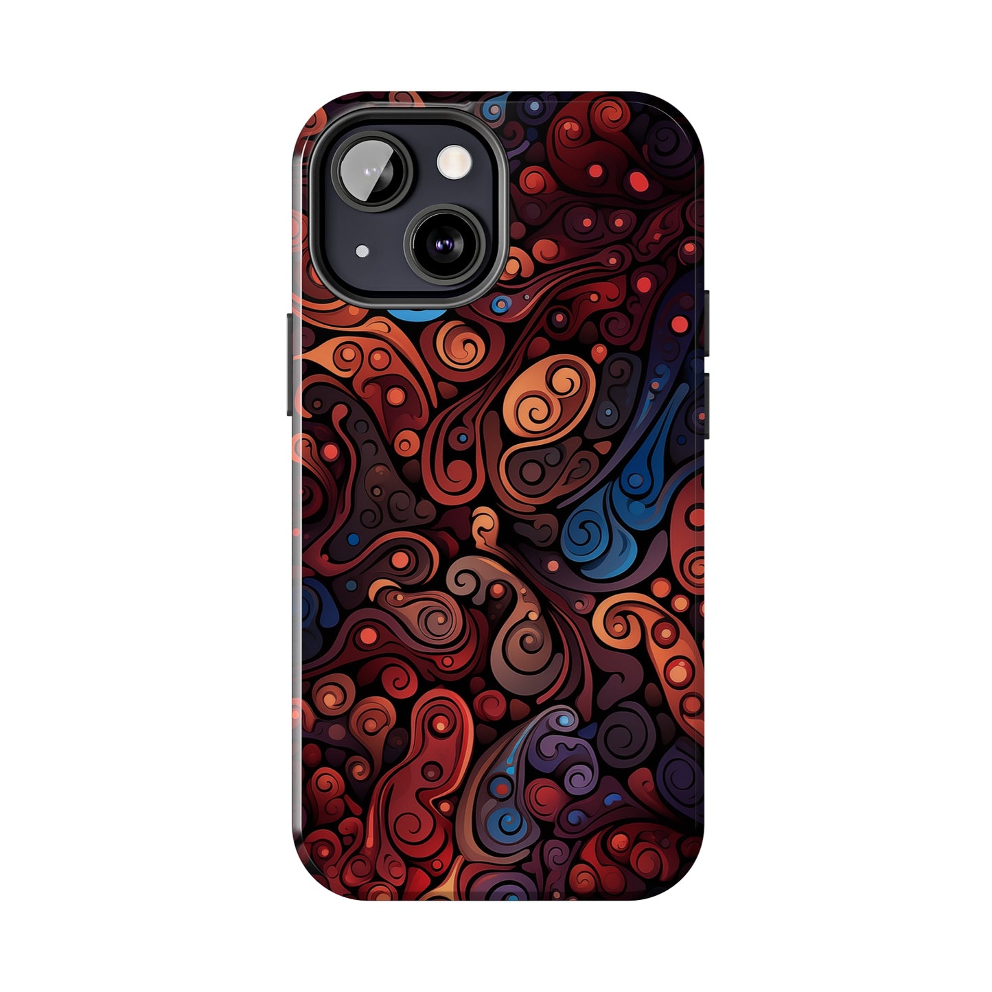 Abstract Colorful Swirls #04, iPhone 7, 8, X, 11, 12, 13, 14, 15+ case.