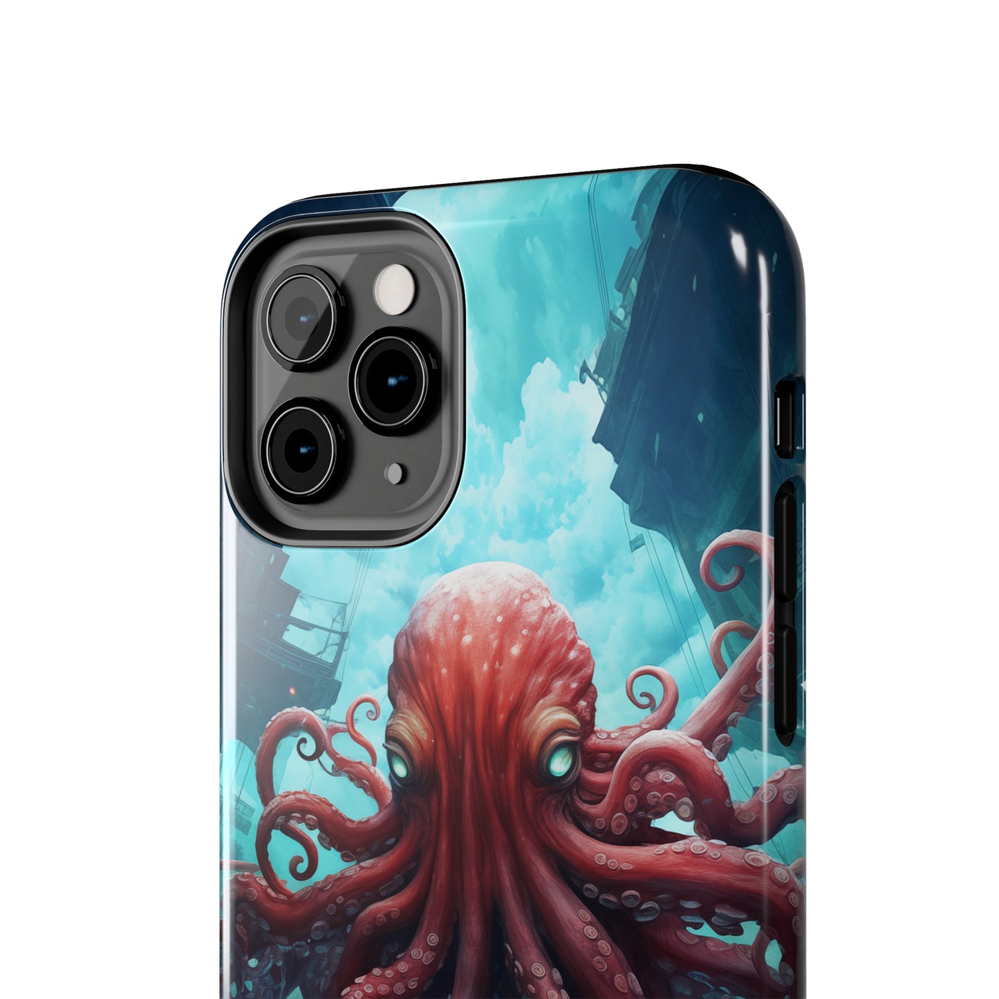 Octopus #01, iPhone 7, 8, X, 11, 12, 13, 14, 15+ case.