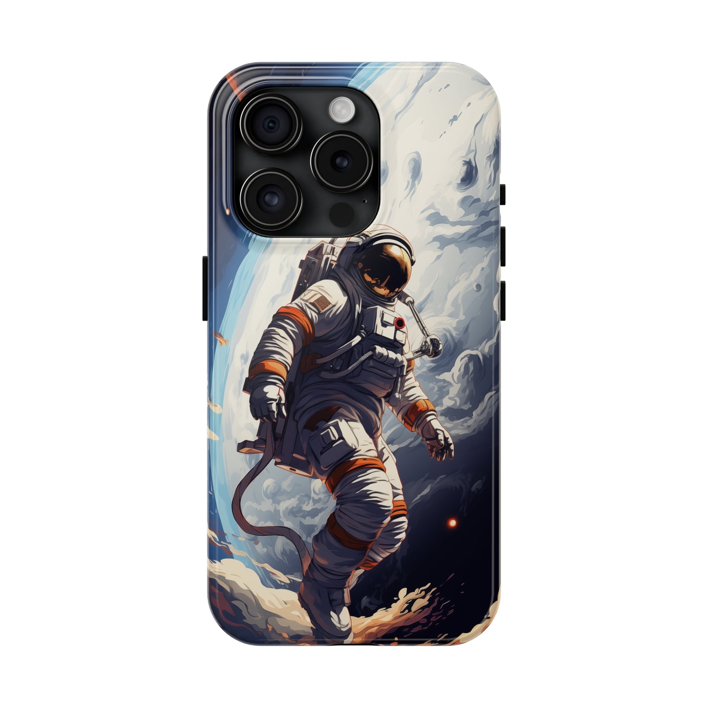 Astronaut #04, iPhone 7, 8, X, 11, 12, 13, 14, 15+ case.