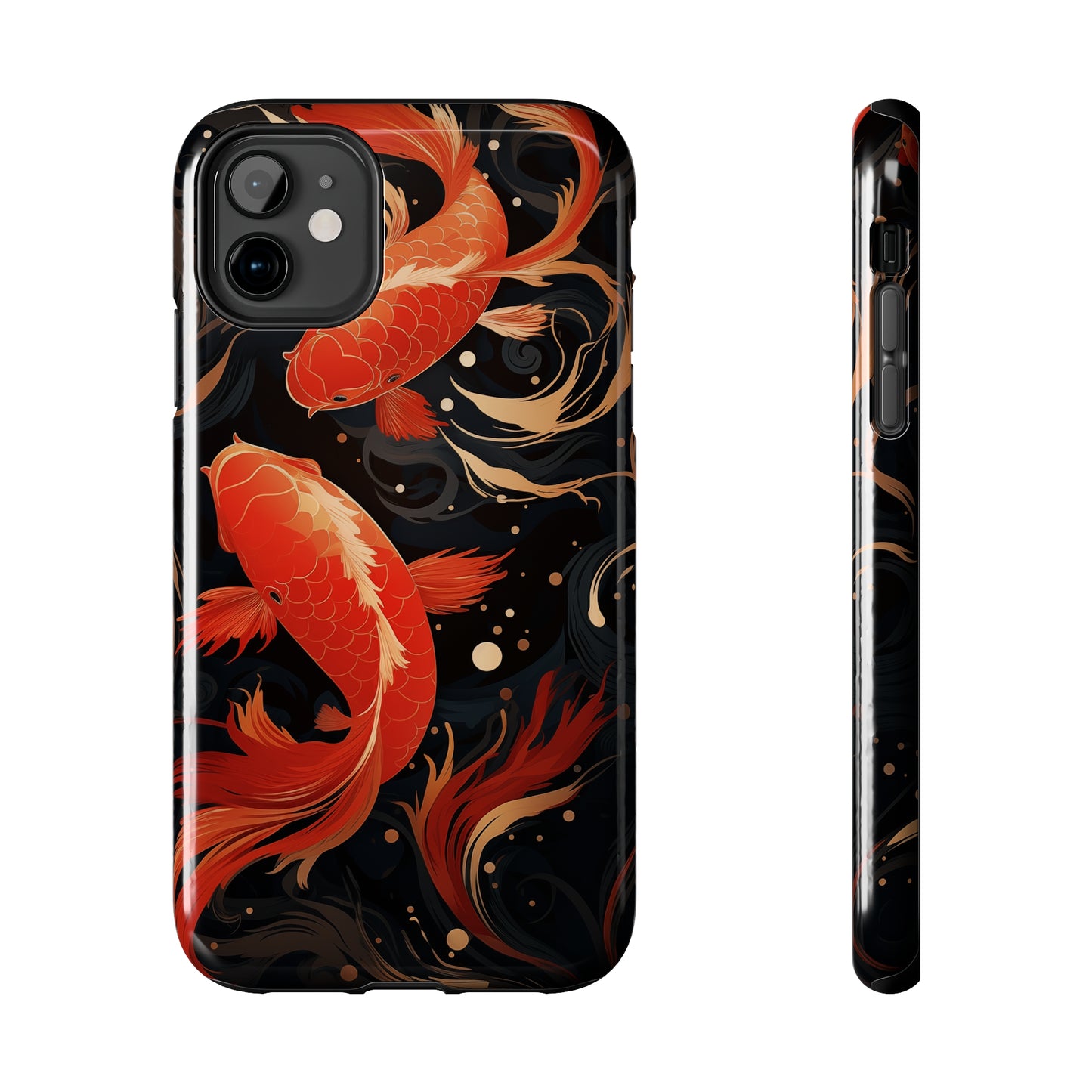 Koi fish #03, iPhone 7, 8, X, 11, 12, 13, 14, 15+ case.