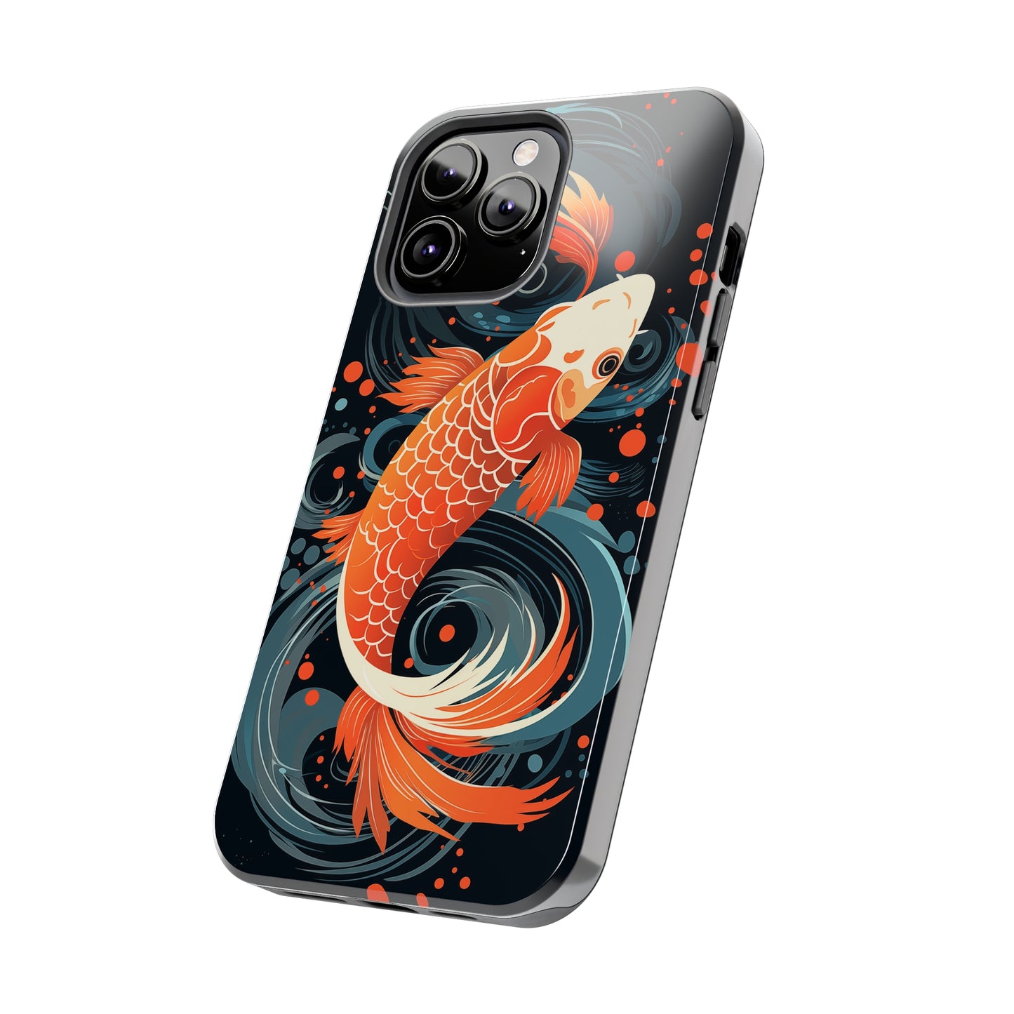 Koi fish #04, iPhone 7, 8, X, 11, 12, 13, 14, 15+ case.