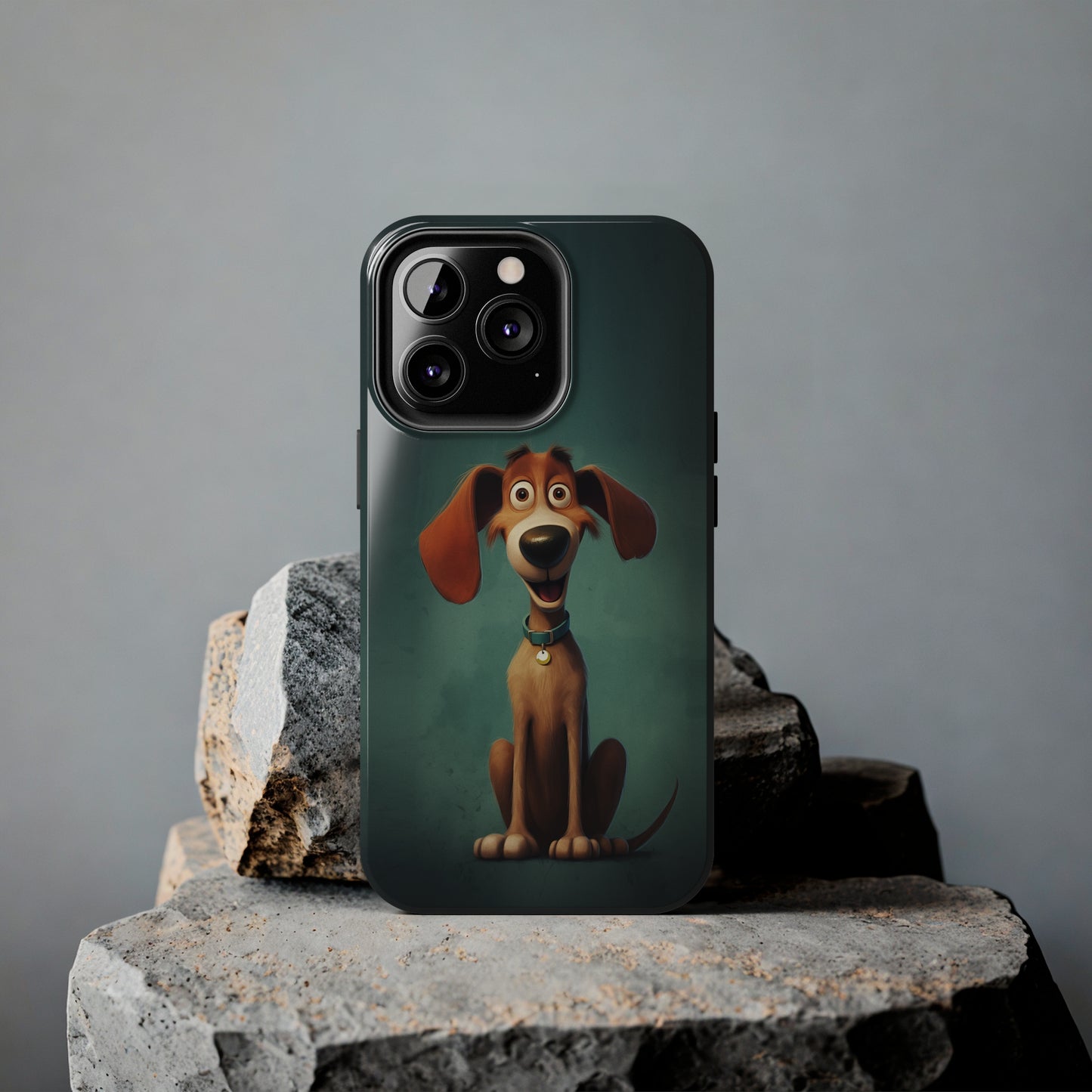 Hux, Cartoon Dog, iPhone 7, 8, X, 11, 12, 13, 14, 15+ case.