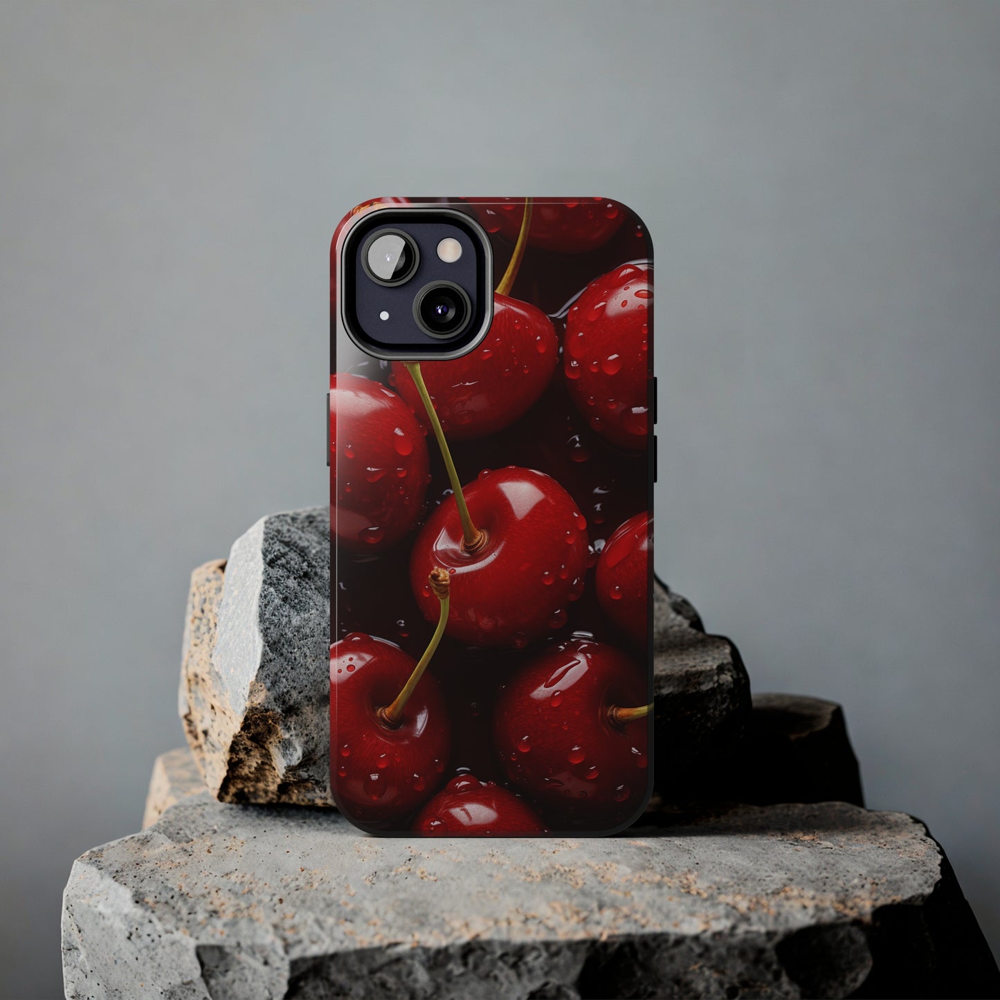 Cherries #07, iPhone 7, 8, X, 11, 12, 13, 14, 15+ case.