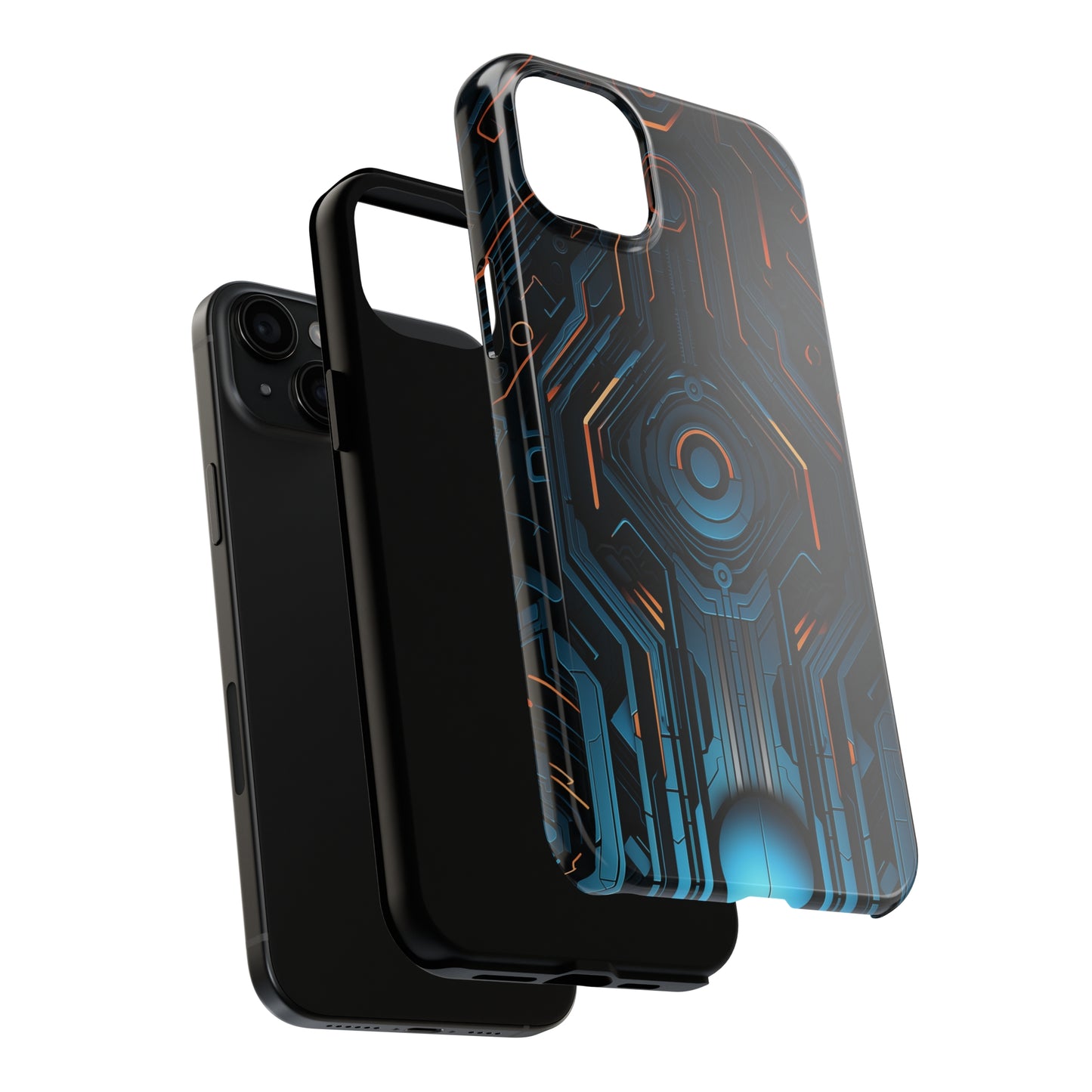 Futuristic #03, iPhone 7, 8, X, 11, 12, 13, 14, 15+ case.