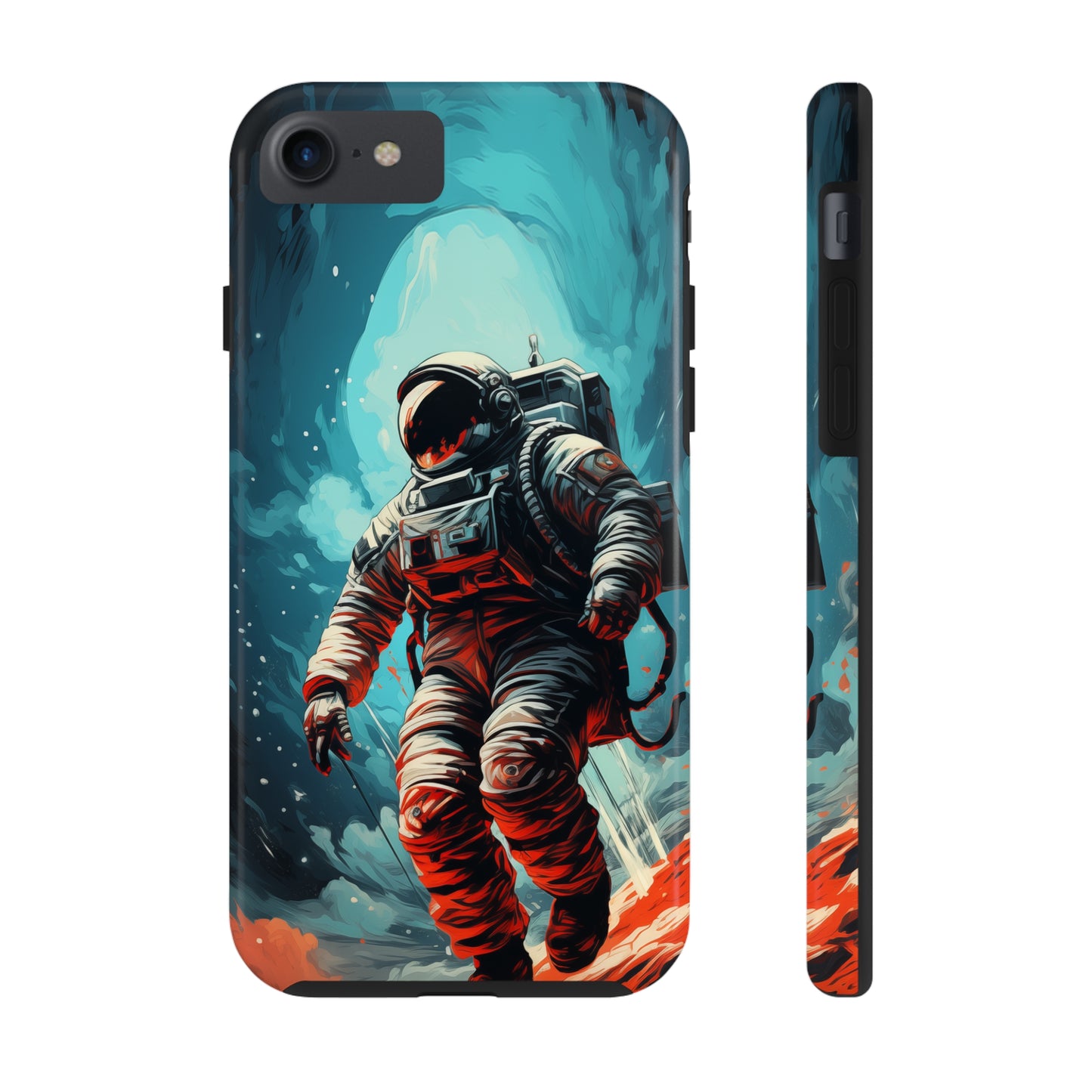 Astronaut #01, iPhone 7, 8, X, 11, 12, 13, 14, 15+ case.