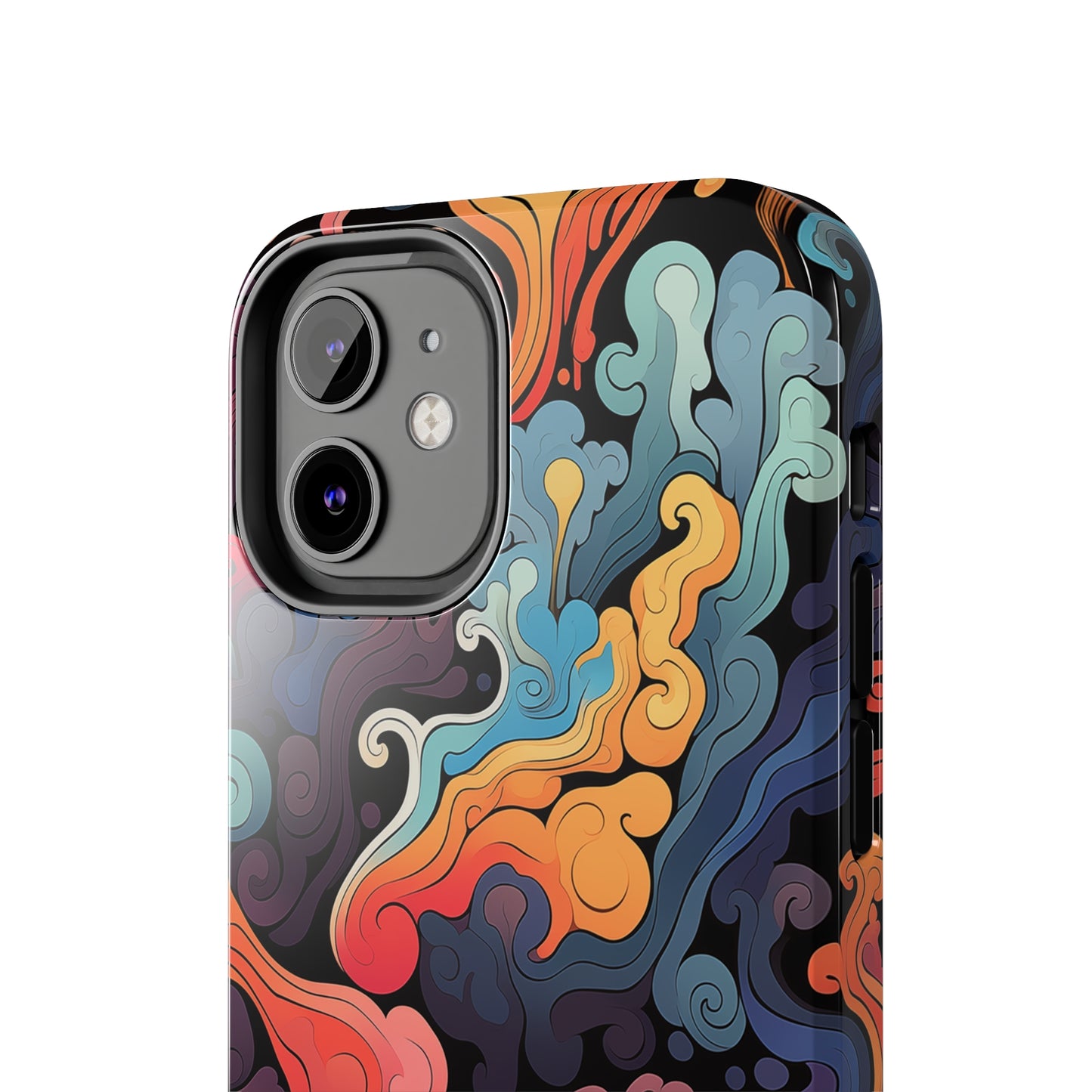 Abstract Swirls #05, iPhone 7, 8, X, 11, 12, 13, 14, 15+ case.