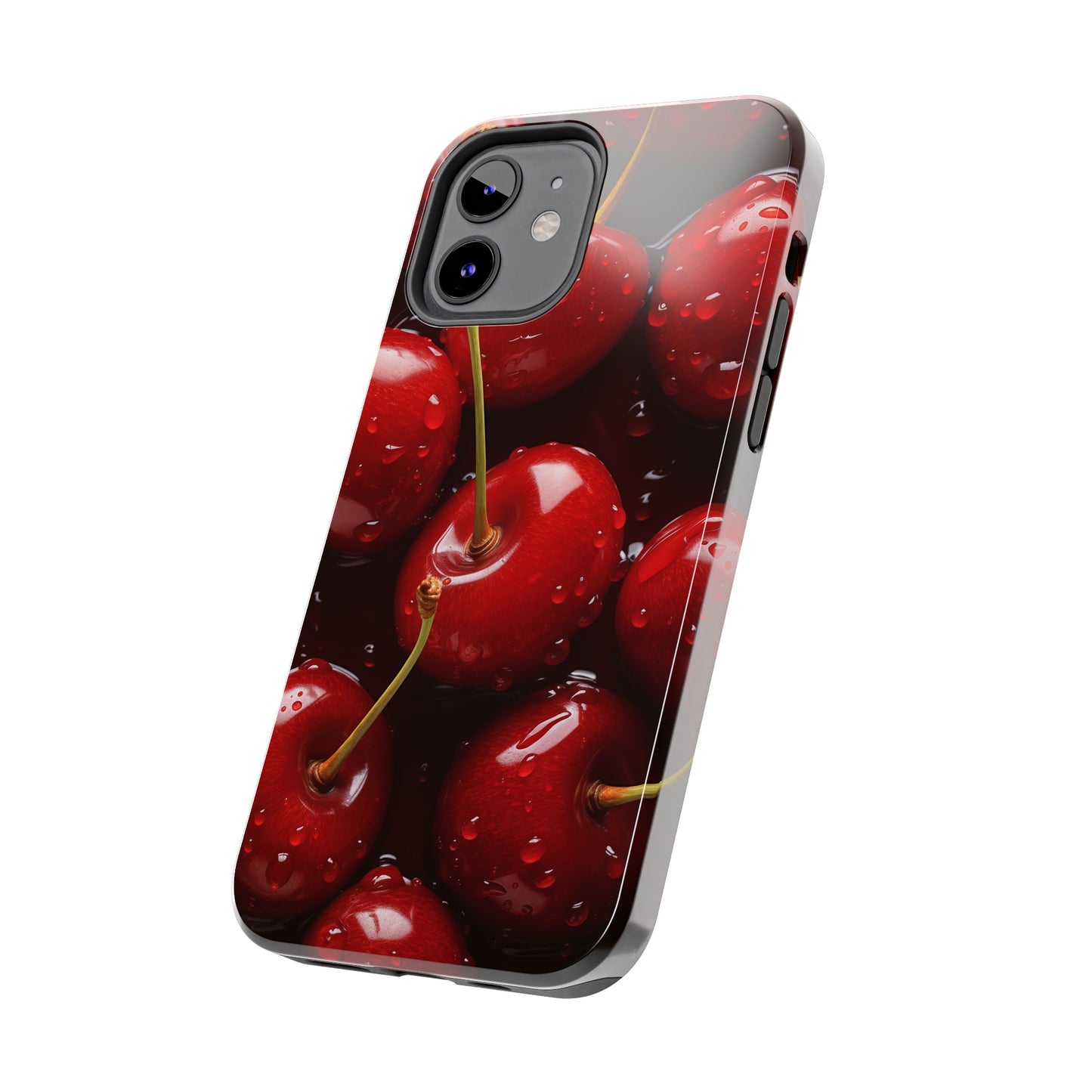 Cherries #07, iPhone 7, 8, X, 11, 12, 13, 14, 15+ case.