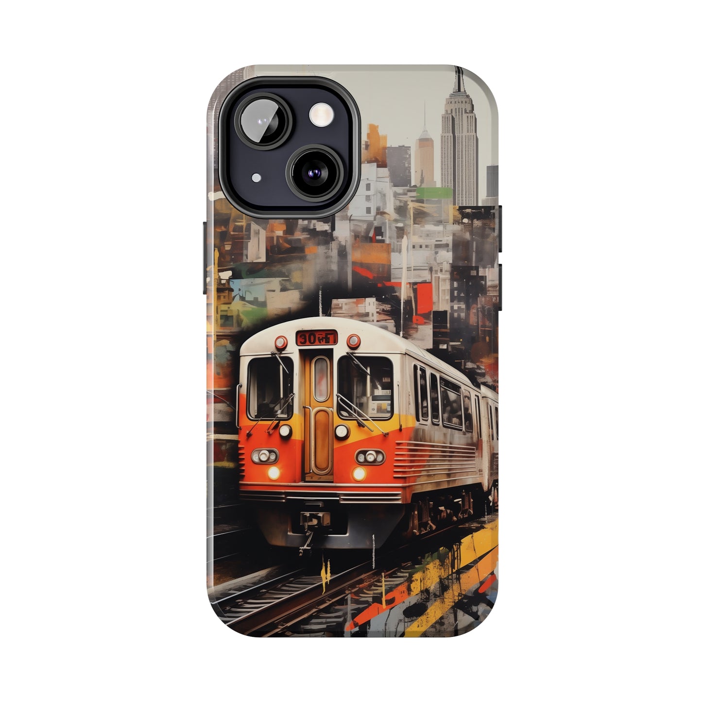 New York City, subway, iPhone 7, 8, X, 11, 12, 13, 14, 15+ case.