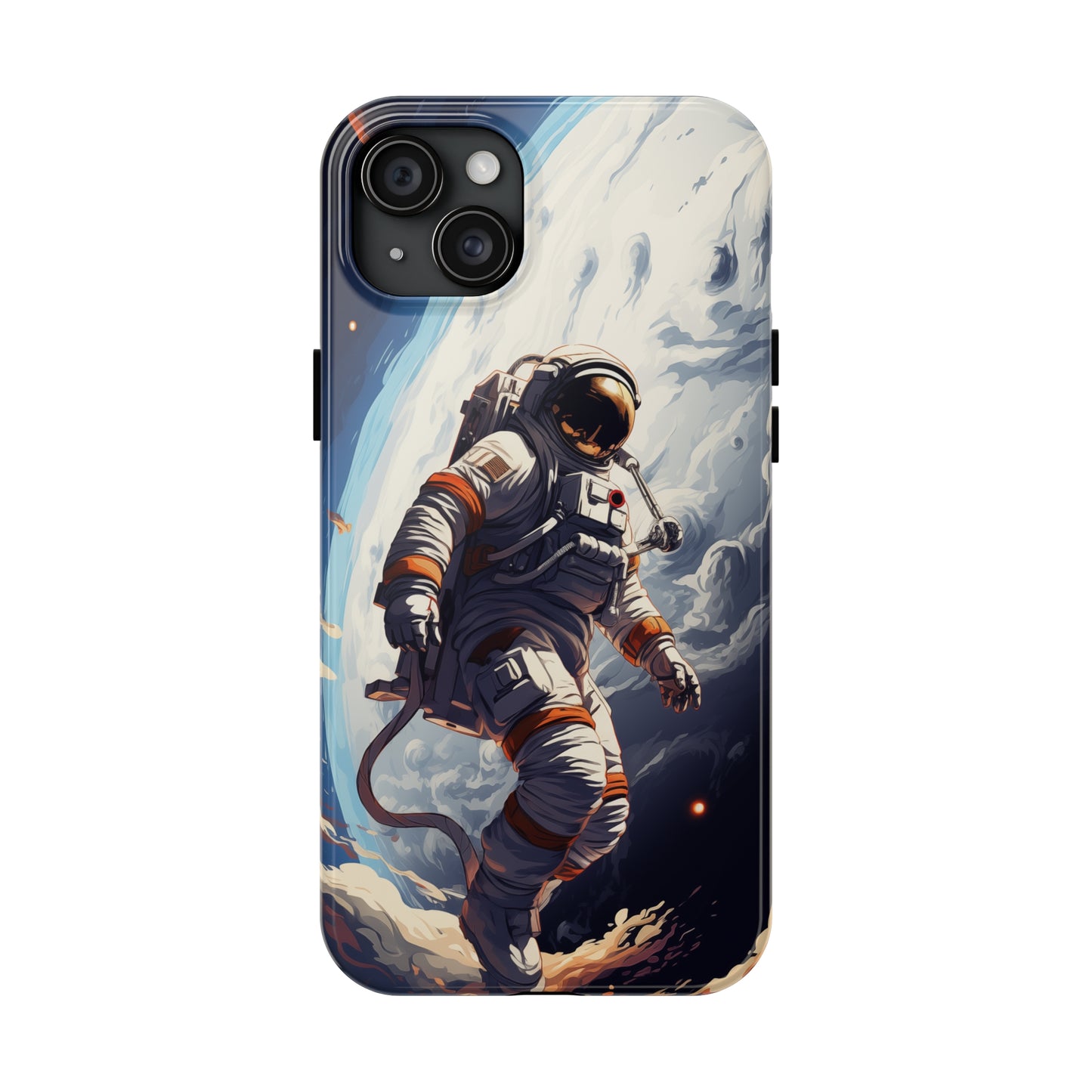 Astronaut #04, iPhone 7, 8, X, 11, 12, 13, 14, 15+ case.