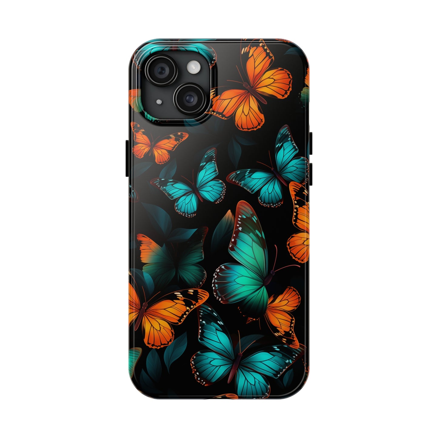 Butterflies #03, iPhone 7, 8, X, 11, 12, 13, 14, 15+ case.