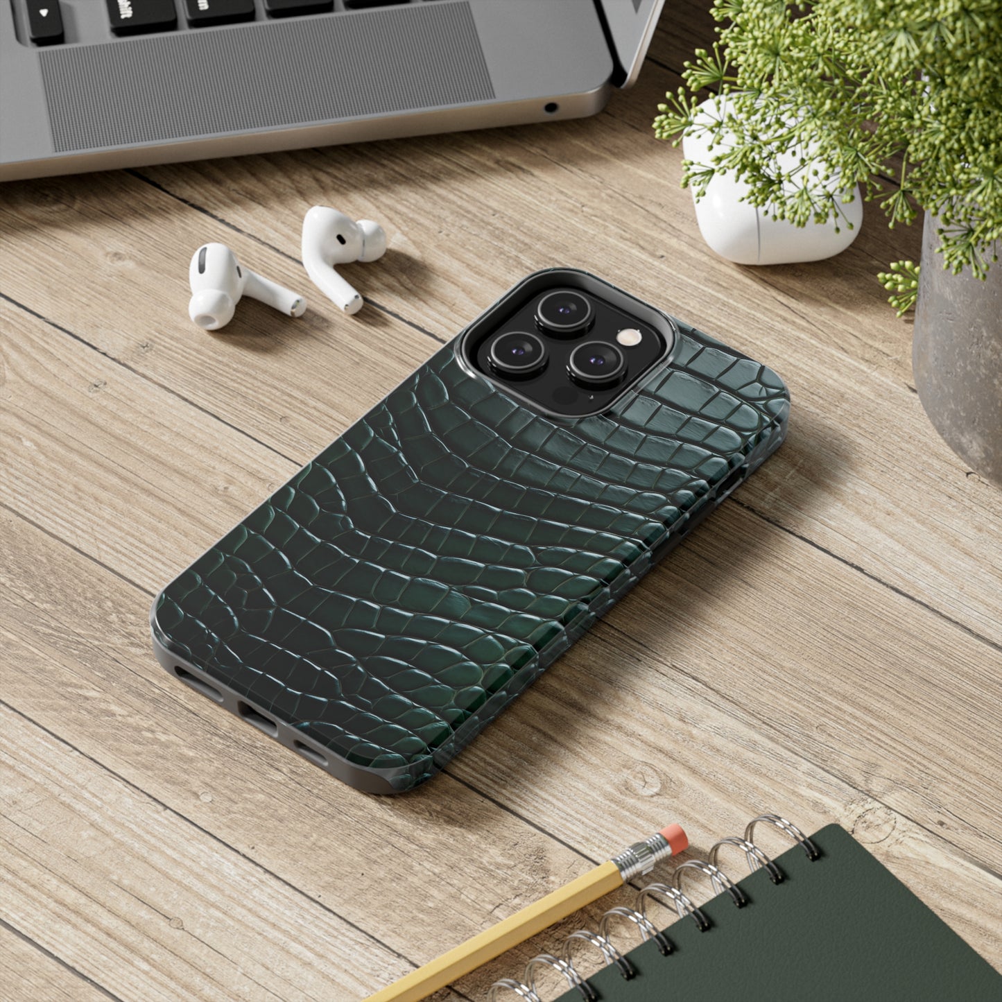 Alligator skin #03, iPhone 7, 8, X, 11, 12, 13, 14, 15+ case.