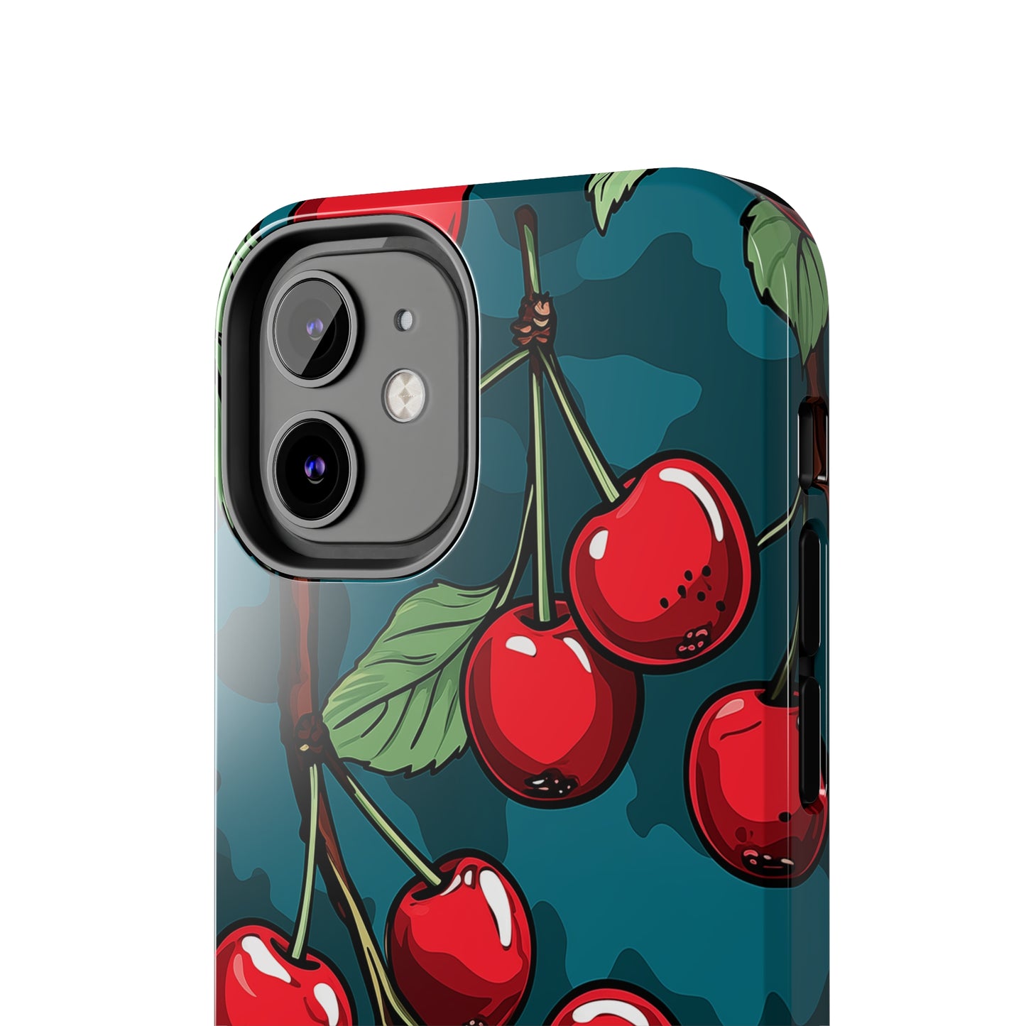 Cherries #10, iPhone 7, 8, X, 11, 12, 13, 14, 15+ case.