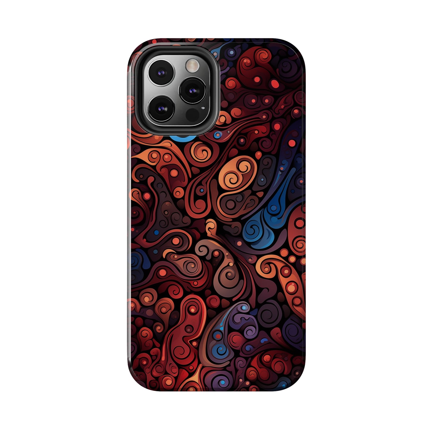 Abstract Colorful Swirls #04, iPhone 7, 8, X, 11, 12, 13, 14, 15+ case.